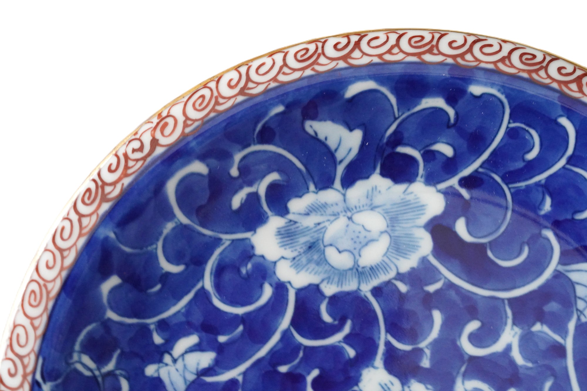 Somenishiki arabesque high plate