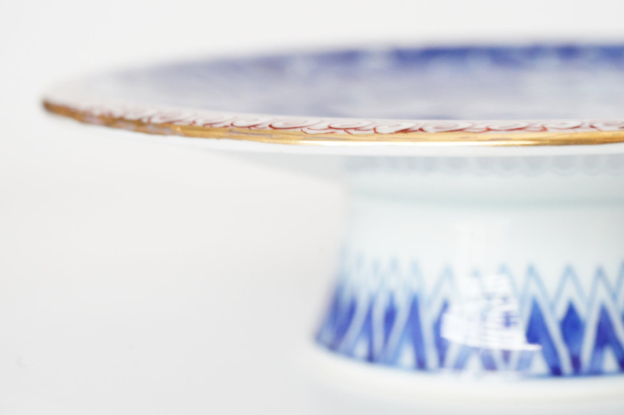 Somenishiki arabesque high plate