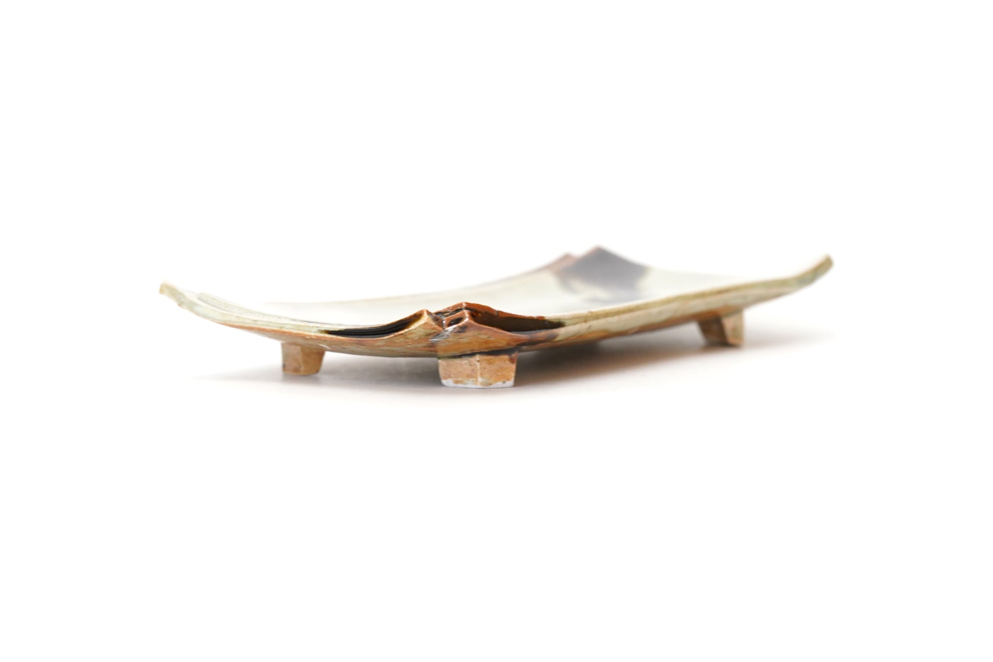 【Shuichi Okamoto】Korean-Garatsu double-plate tray
