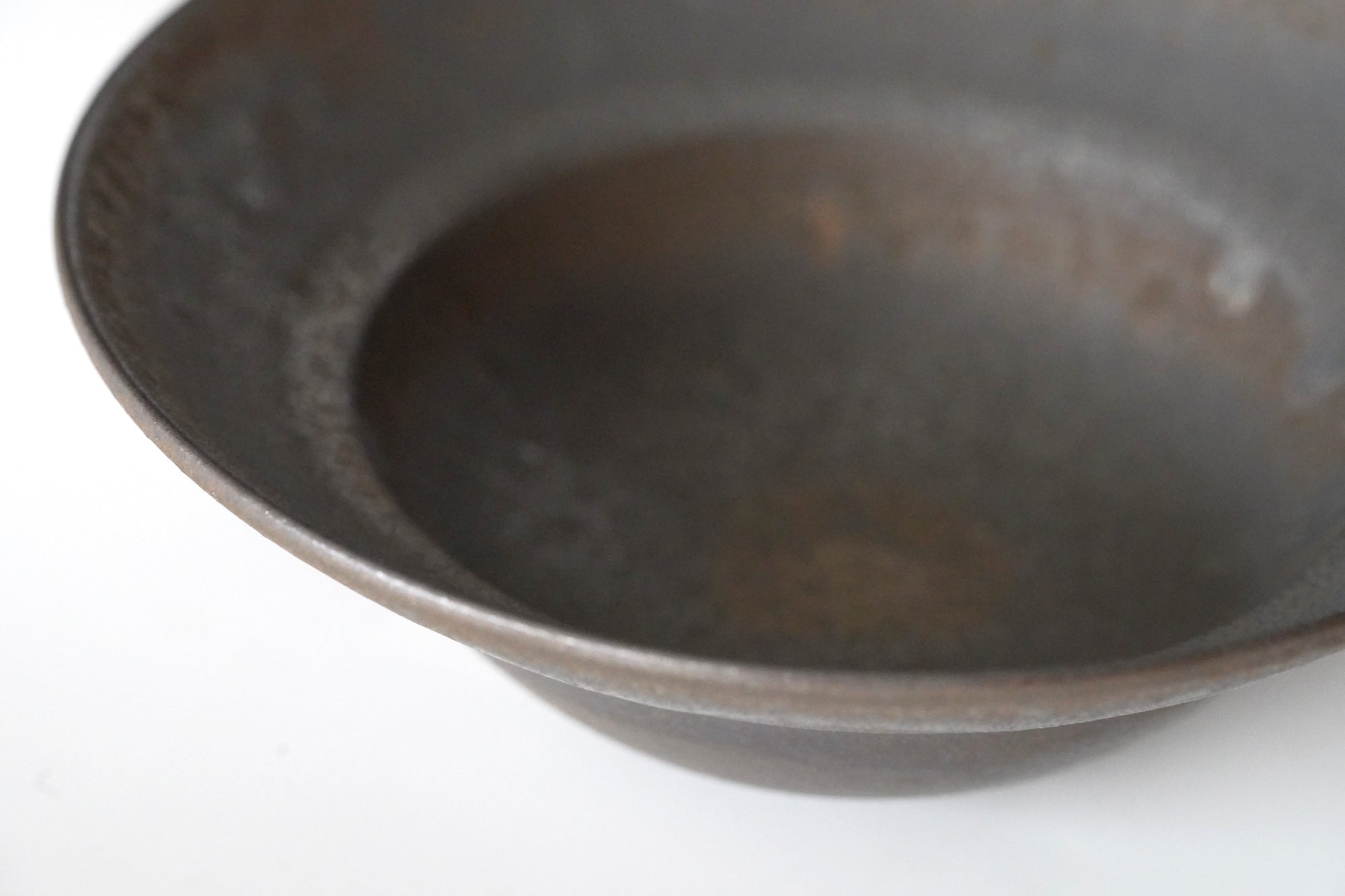 【Hideki Yamamoto】Kuro-yu  Kutsu bowl Large