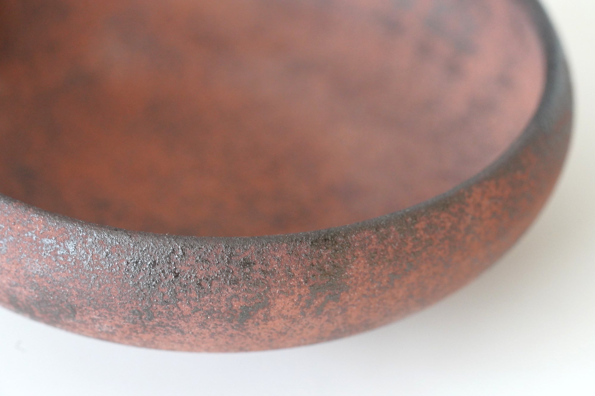【Eiichi Shibuya】地ノ器 edged bowl small verdigris blue