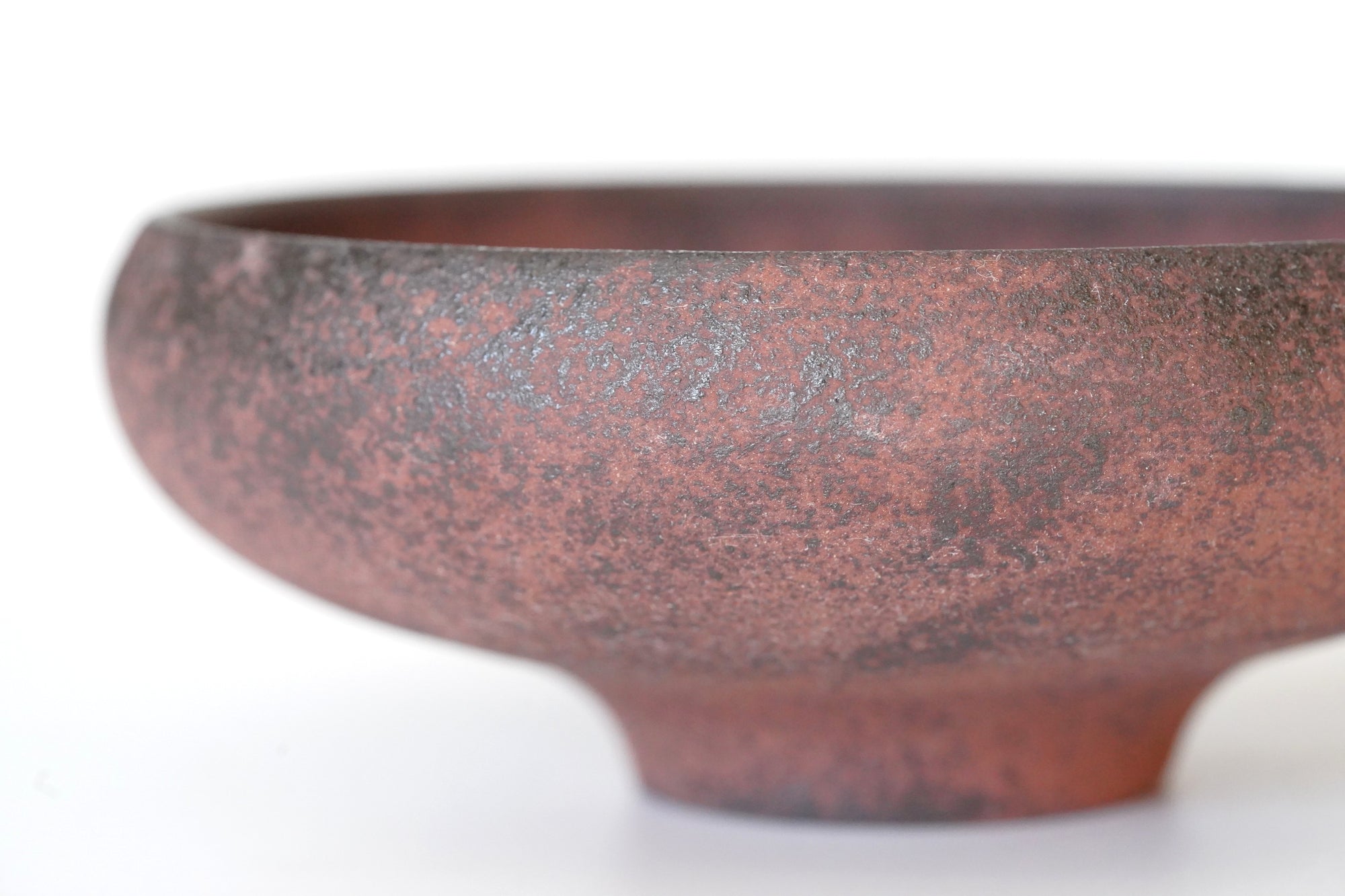 【Eiichi Shibuya】地ノ器 edged bowl small verdigris blue