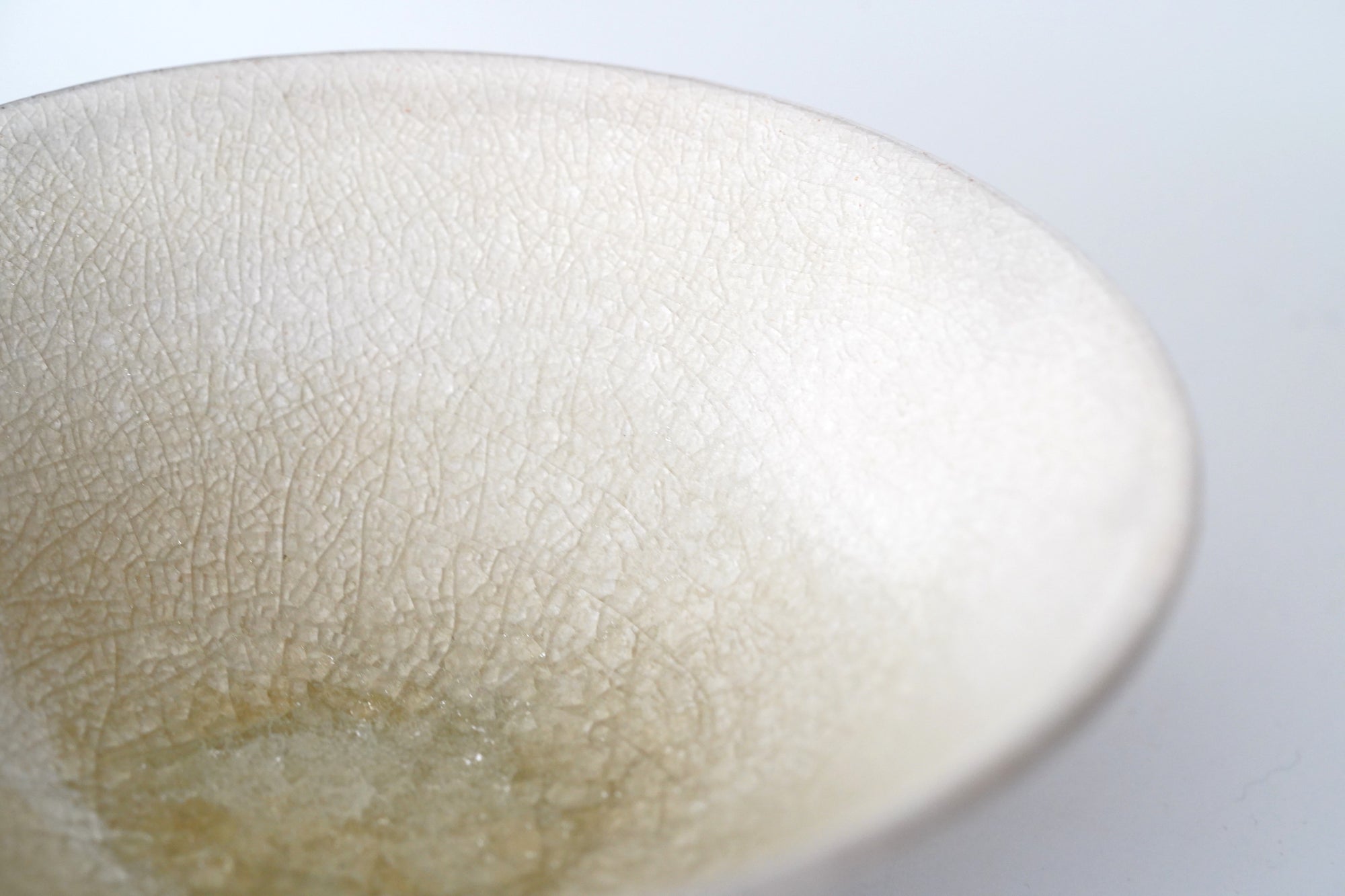 【山本英樹】硝子釉平茶碗