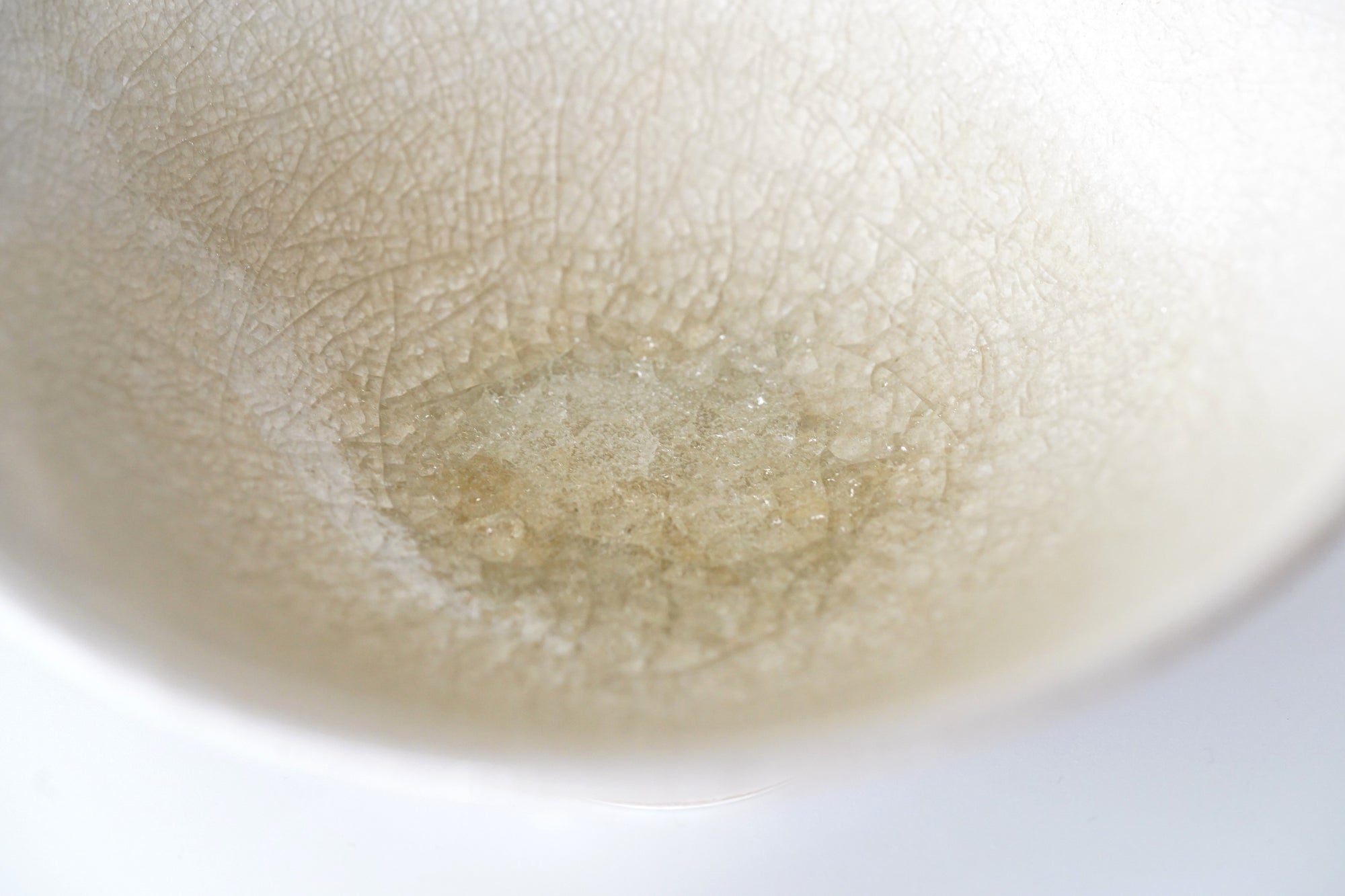 【山本英樹】硝子釉平茶碗