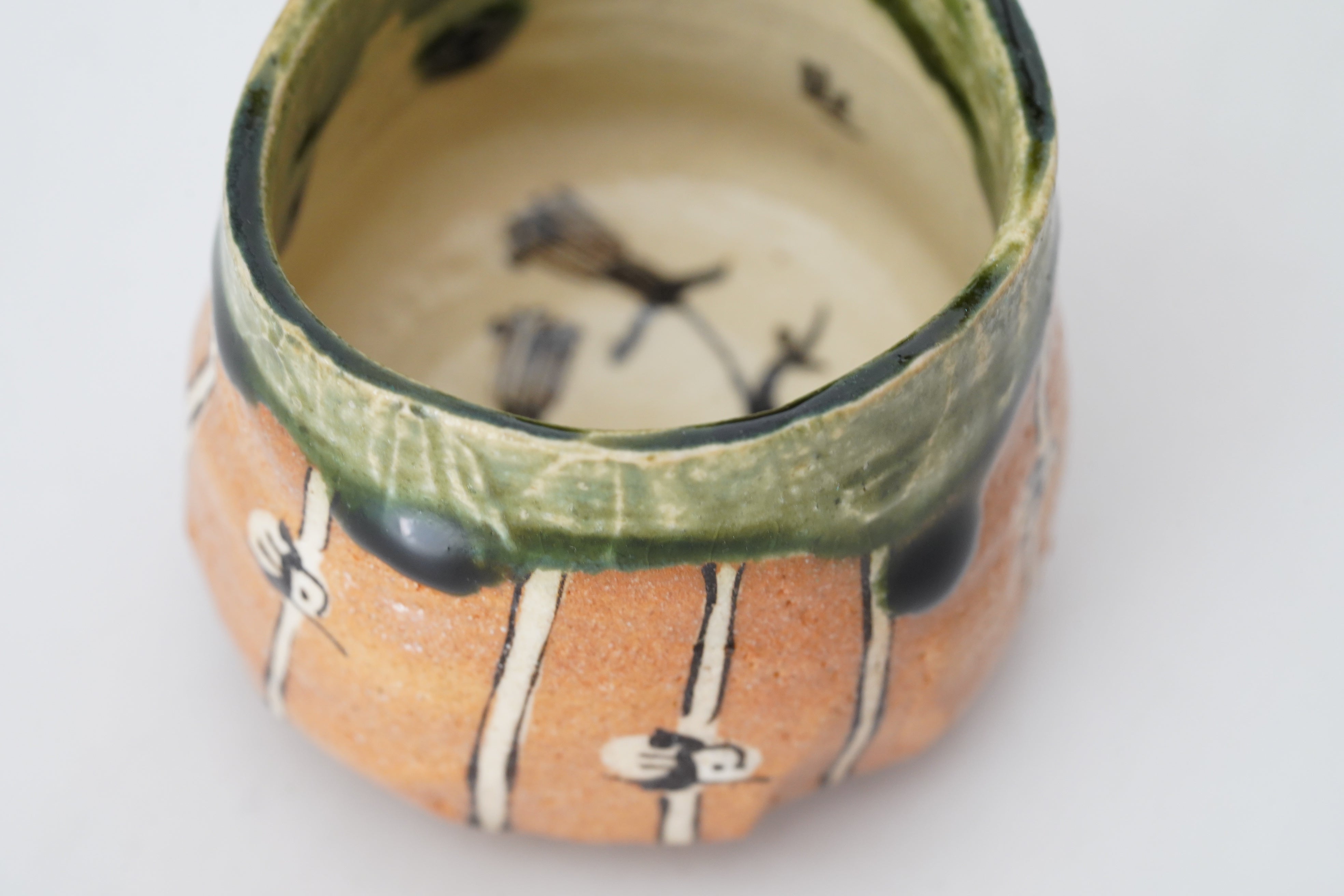 澤克典】織部ぐい呑 – うつわ御結