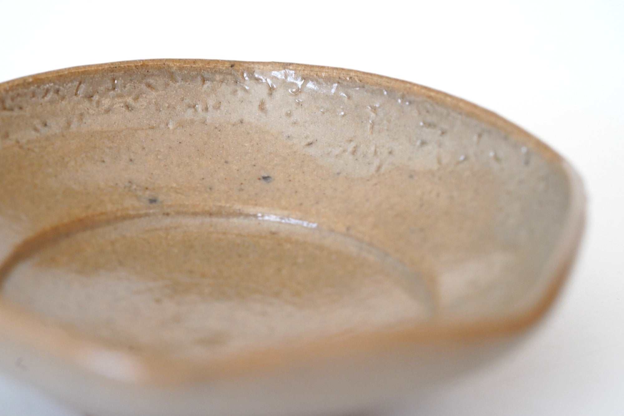 【戸川雅尊】無地唐津亀甲豆鉢