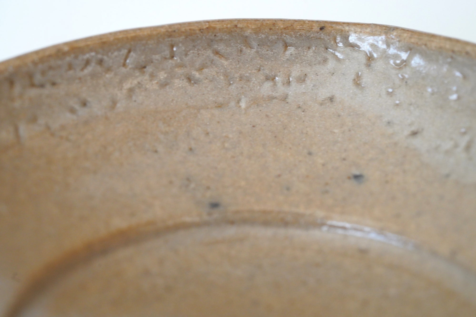 【戸川雅尊】無地唐津亀甲豆鉢