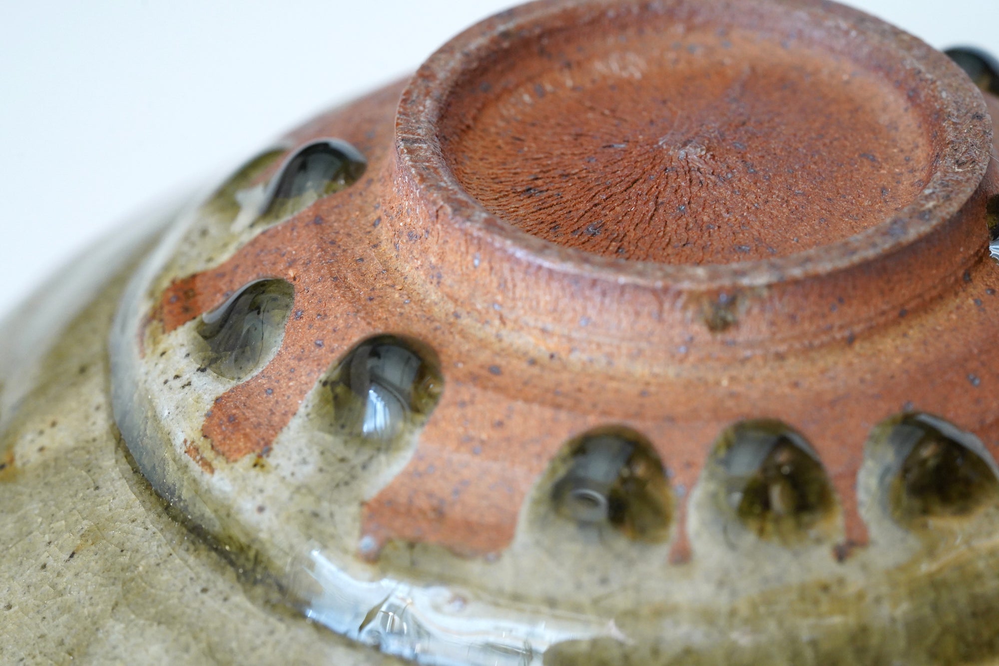 【戸川雅尊】青唐津輪花皿