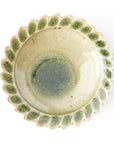 【Shuichi Okamoto】Ao-Karatsu flower designed small plate