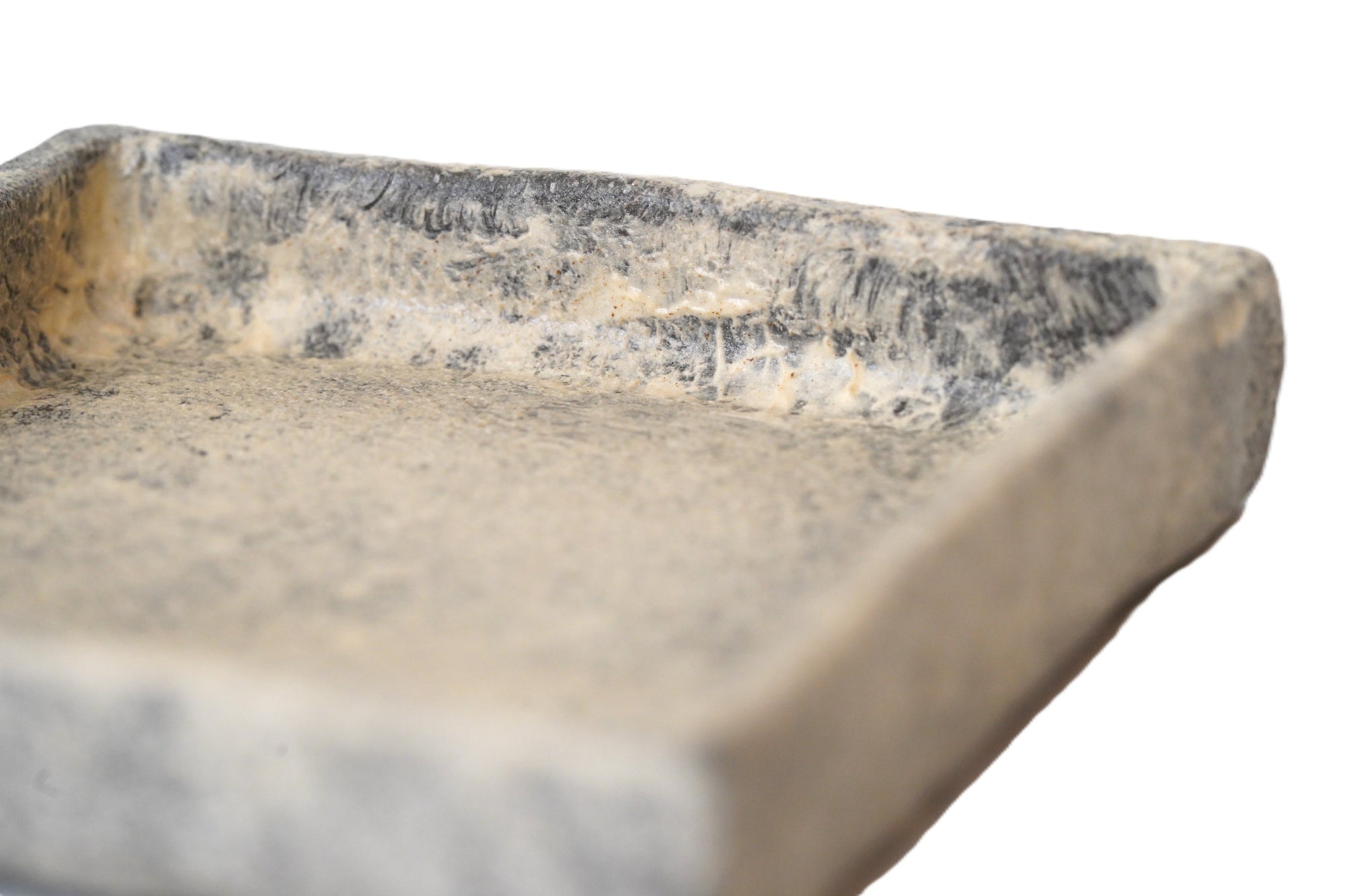 梶原妙子粉打(黑)立渕长方皿