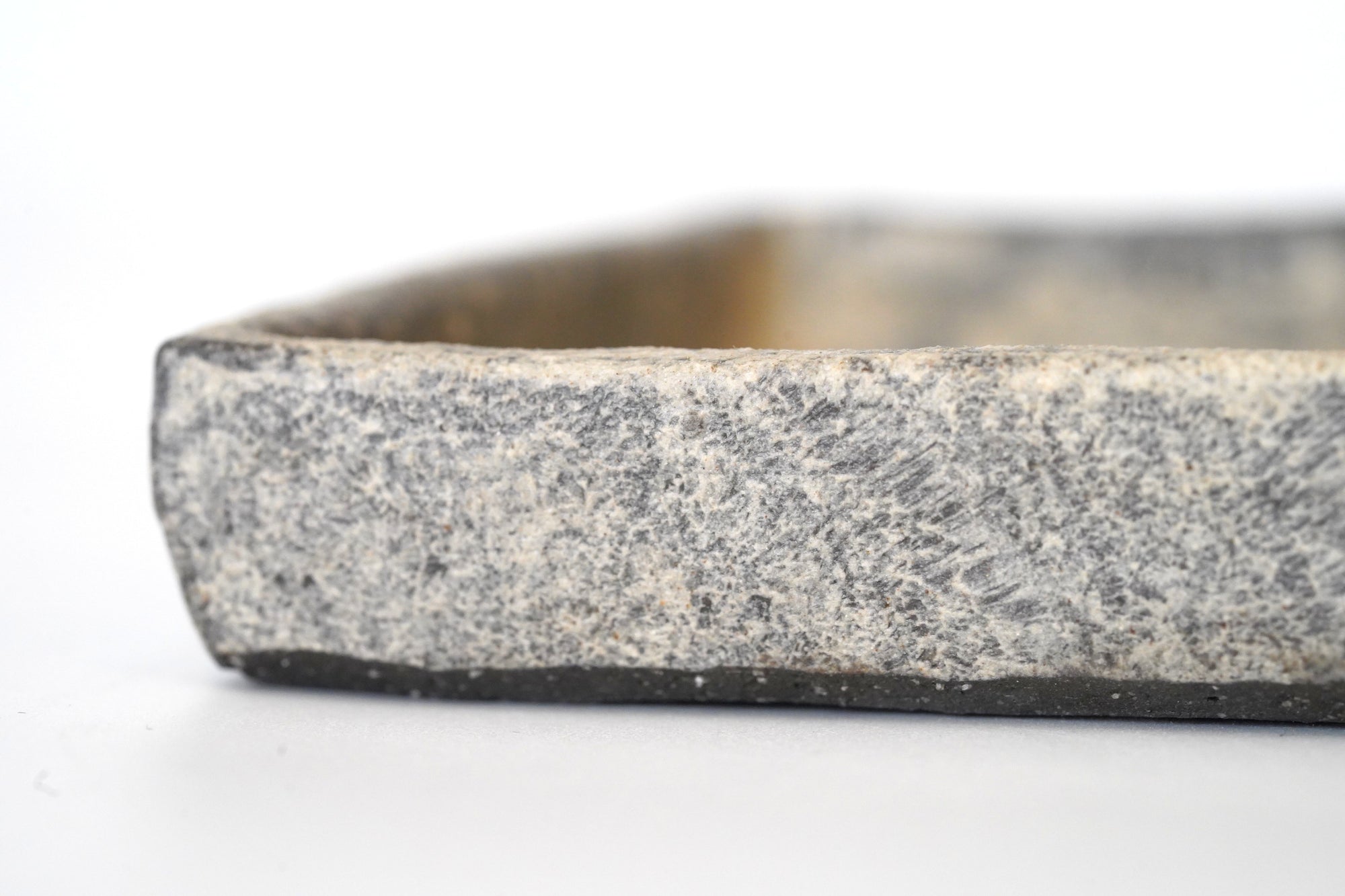 梶原妙子粉打(黑)立渕长方皿