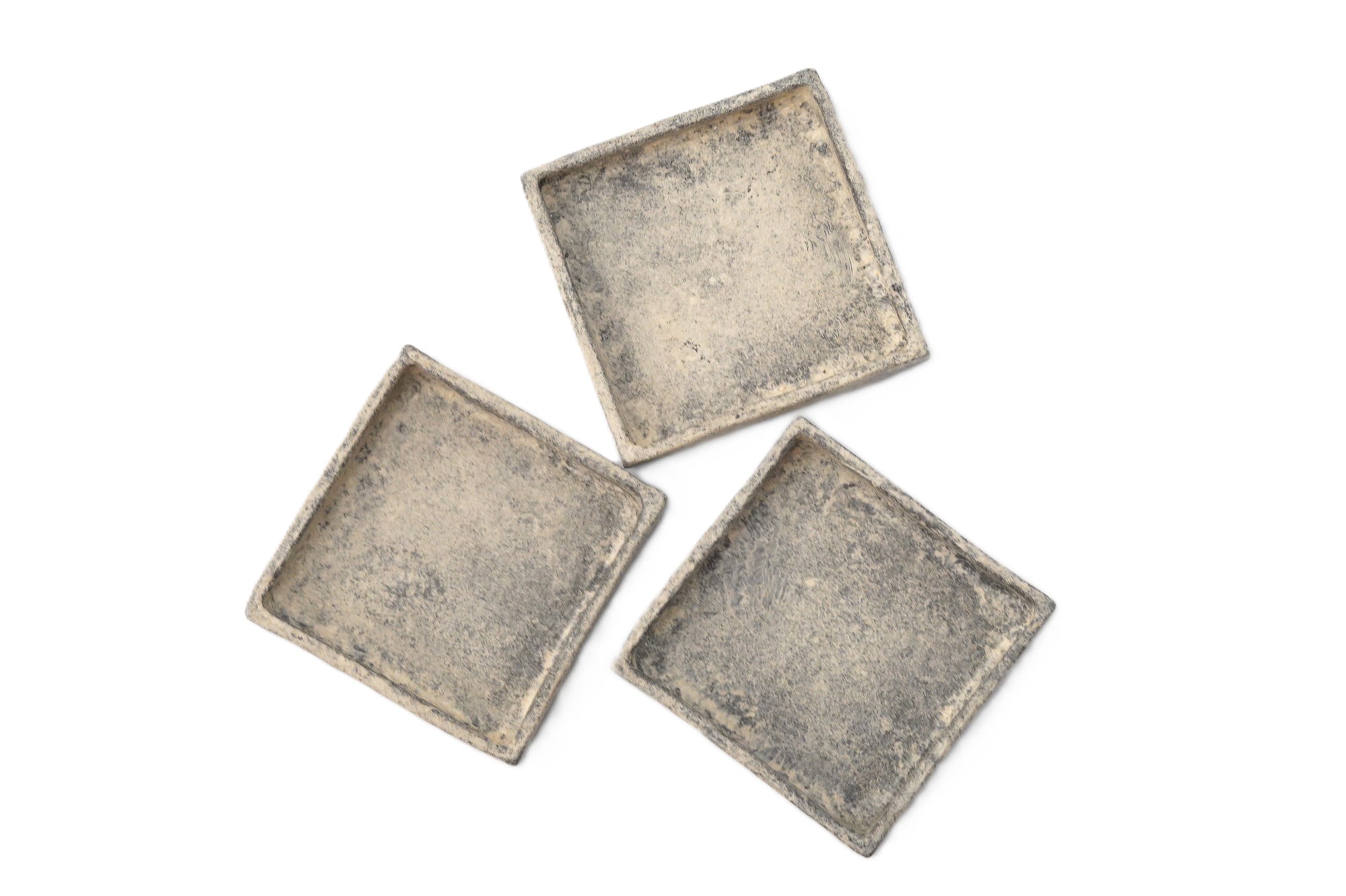 梶原妙子粉打(黑)立渕长方皿