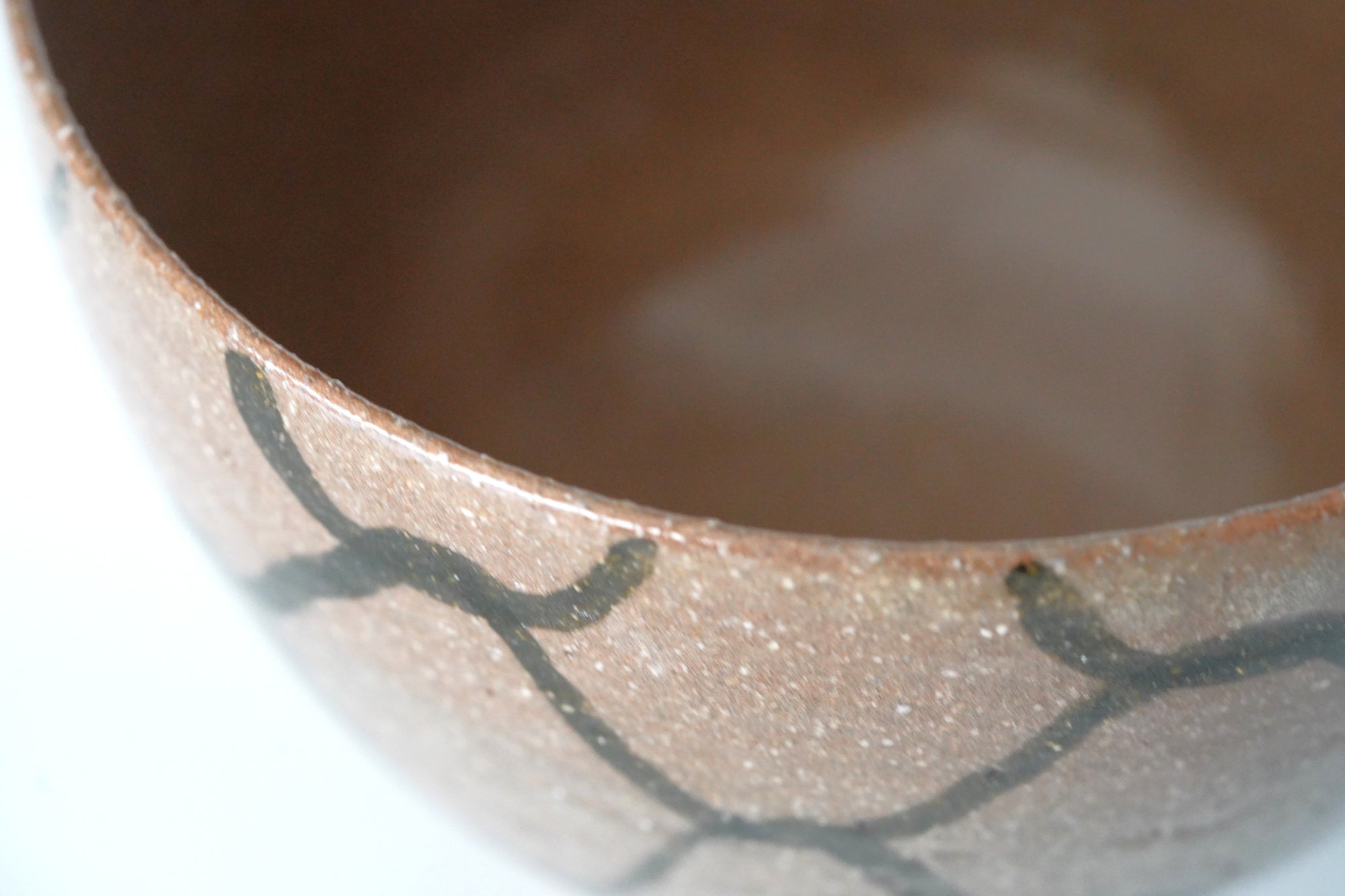 【木村龍生】絵唐津網目文丼鉢