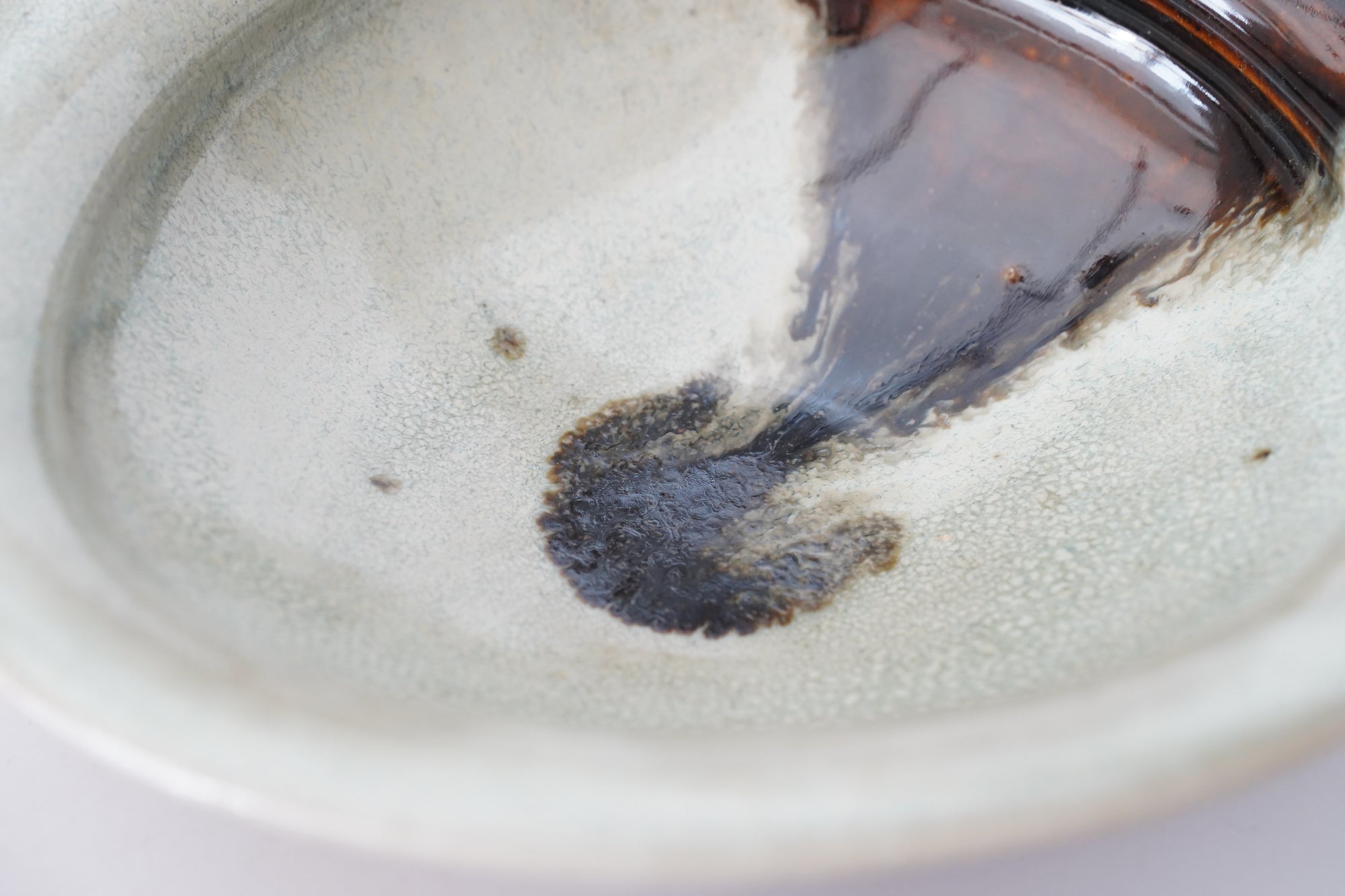 【Shuichi Okamoto】Ao-Karatsu squared small bowl