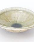 【Shuichi Okamoto】Ao-Karatsu flowered patterned big bowl