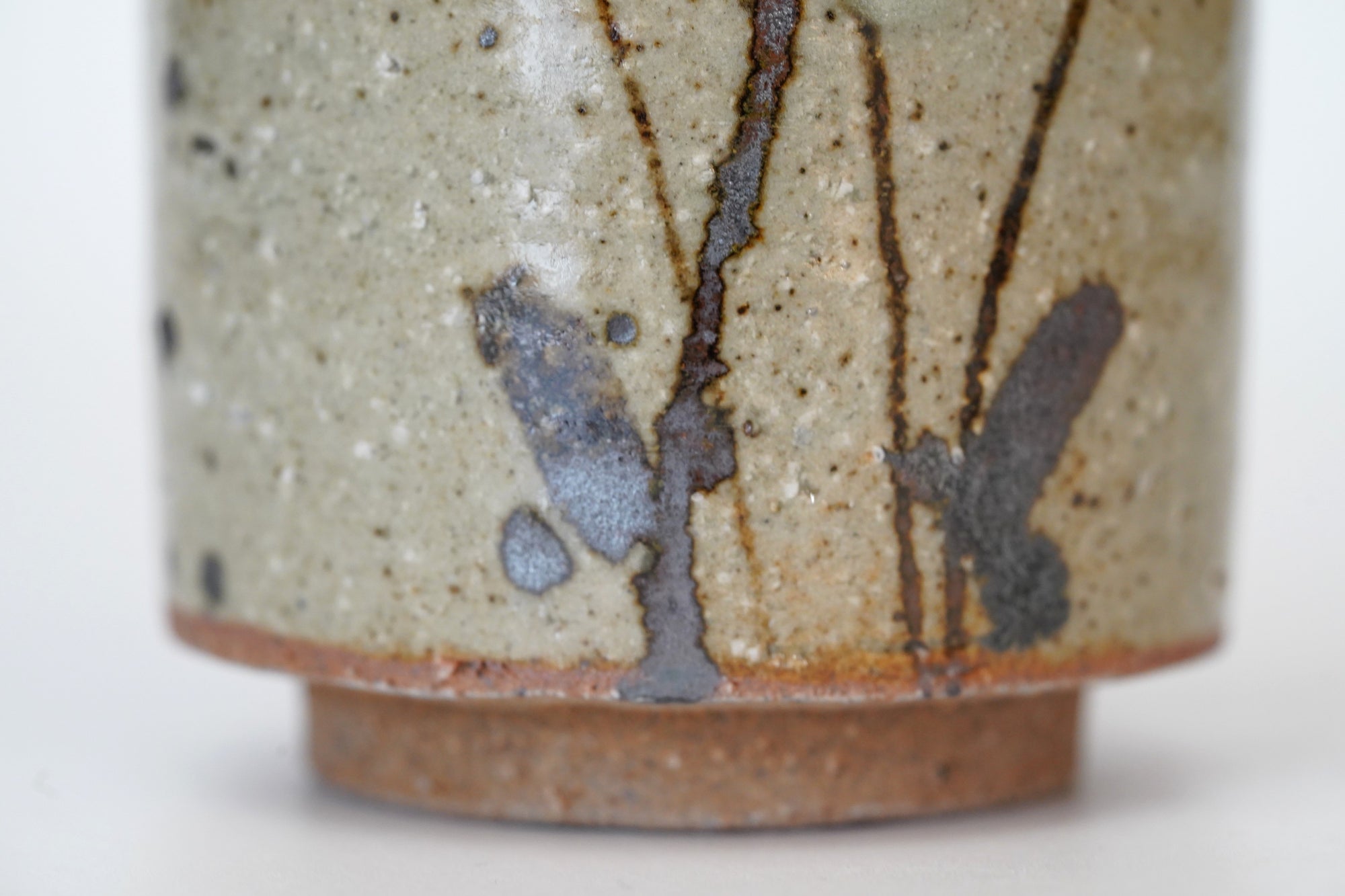 【木村龍生】絵唐津湯呑 （灰）