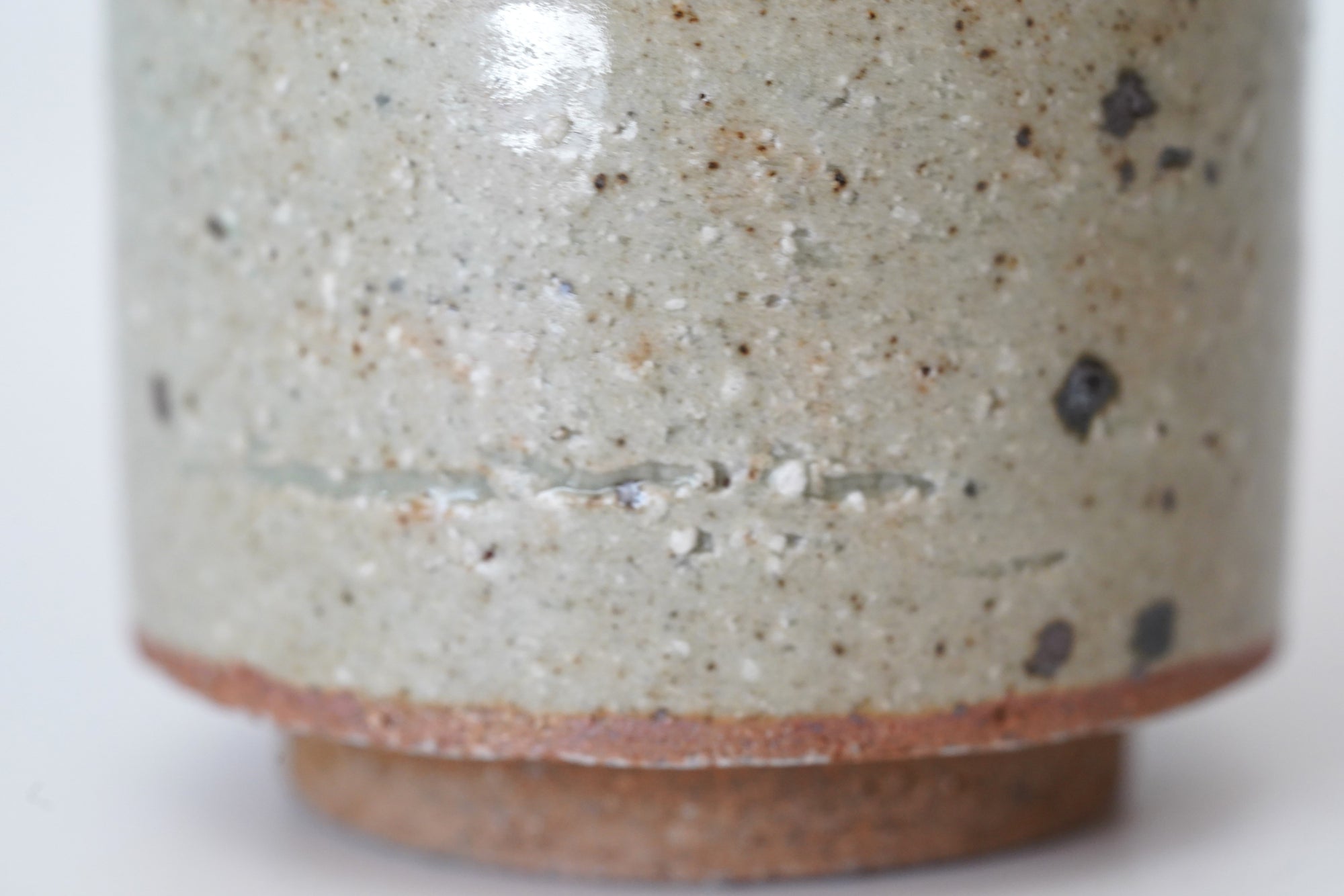 【木村龍生】絵唐津湯呑 （灰）