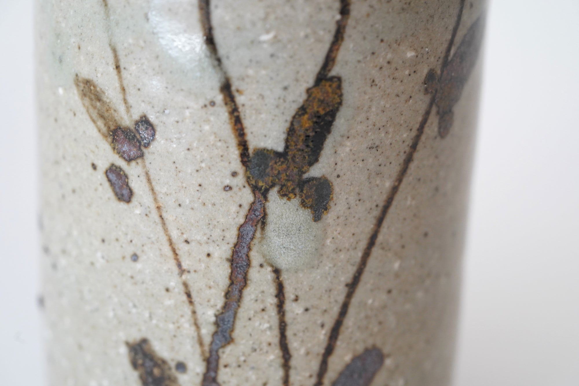 【木村龍生】絵唐津湯呑 （灰）