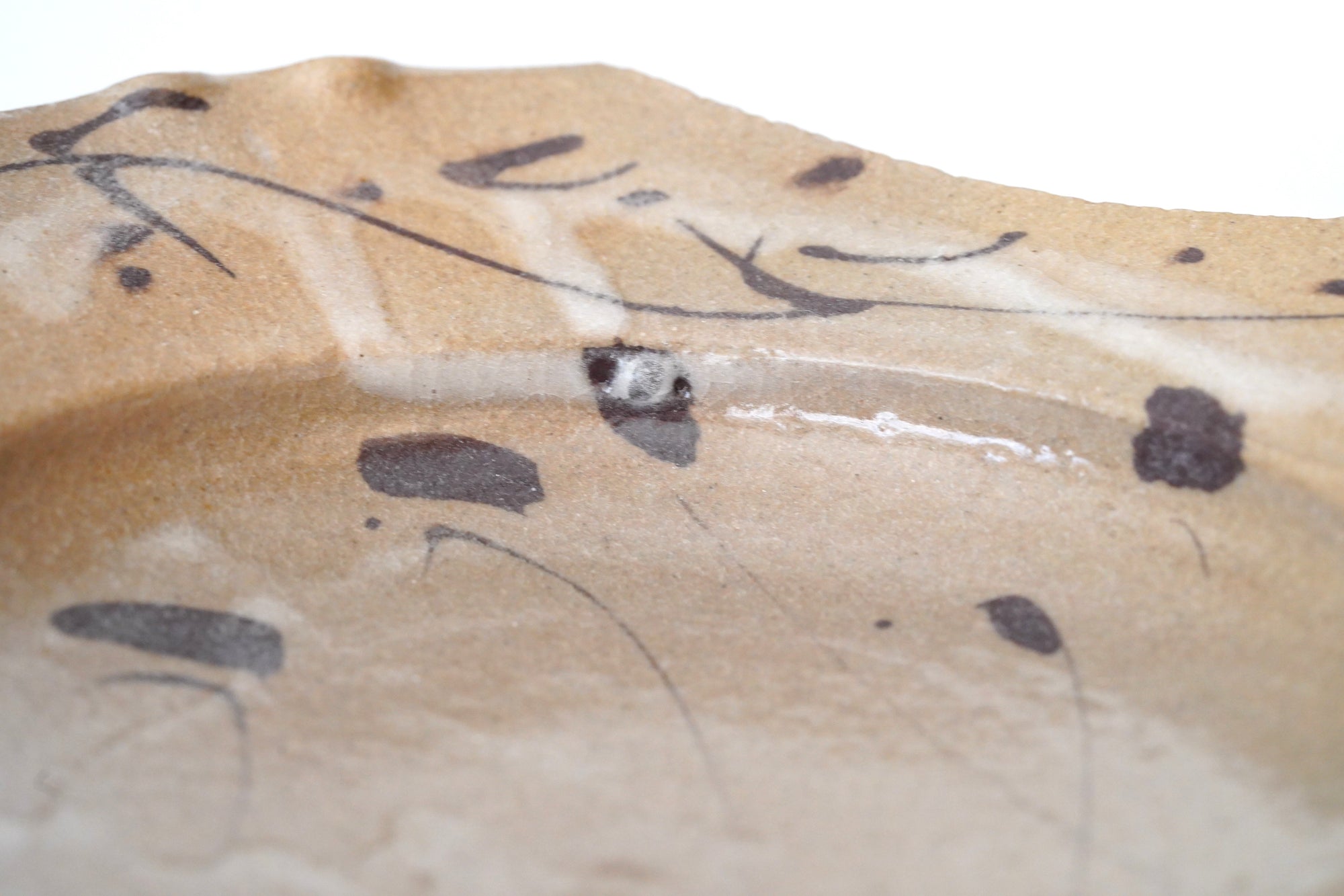 【岸田匡啓】絵唐津四方段付皿