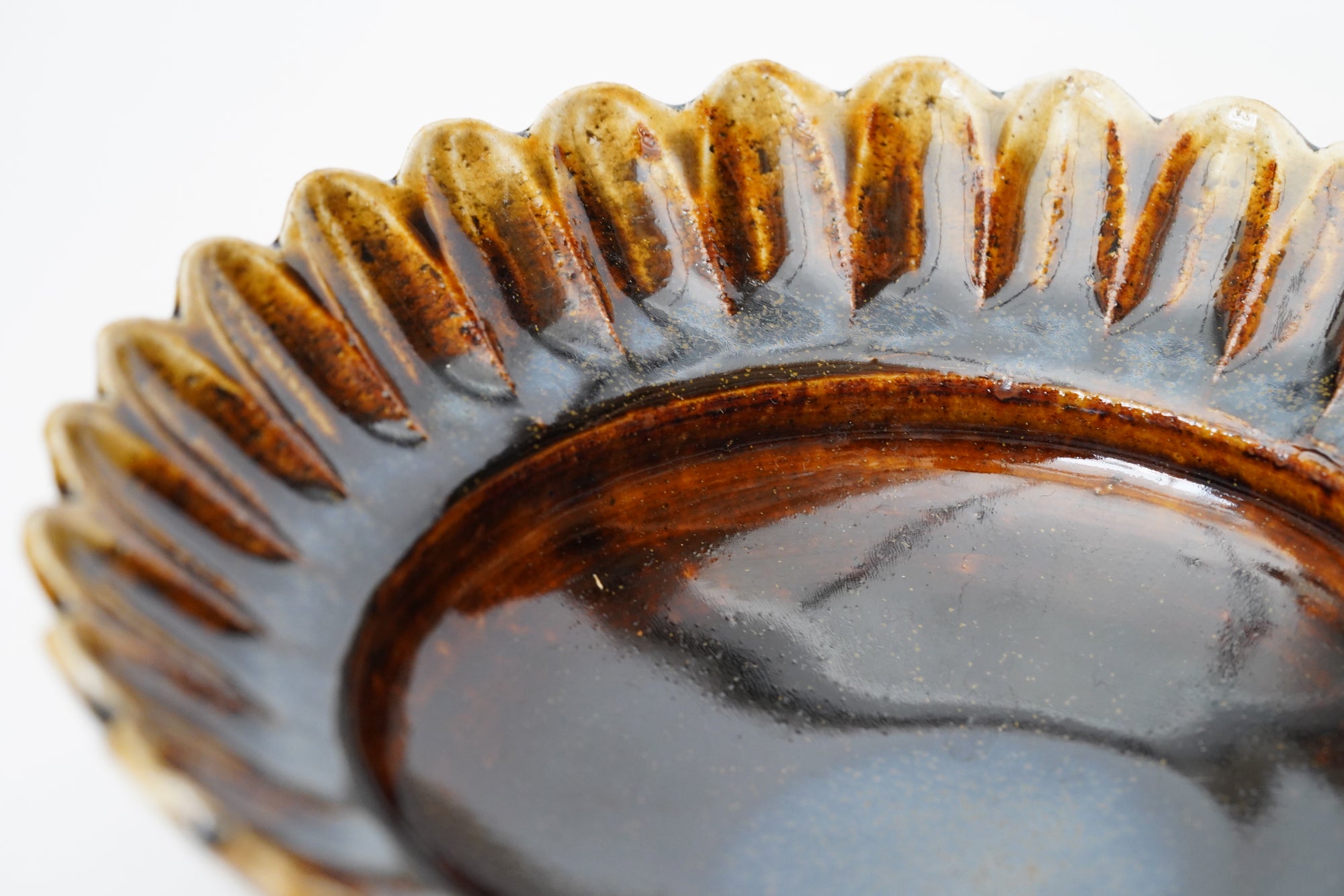 【Shuichi Okamoto】Ao-Karatsu squared small bowl