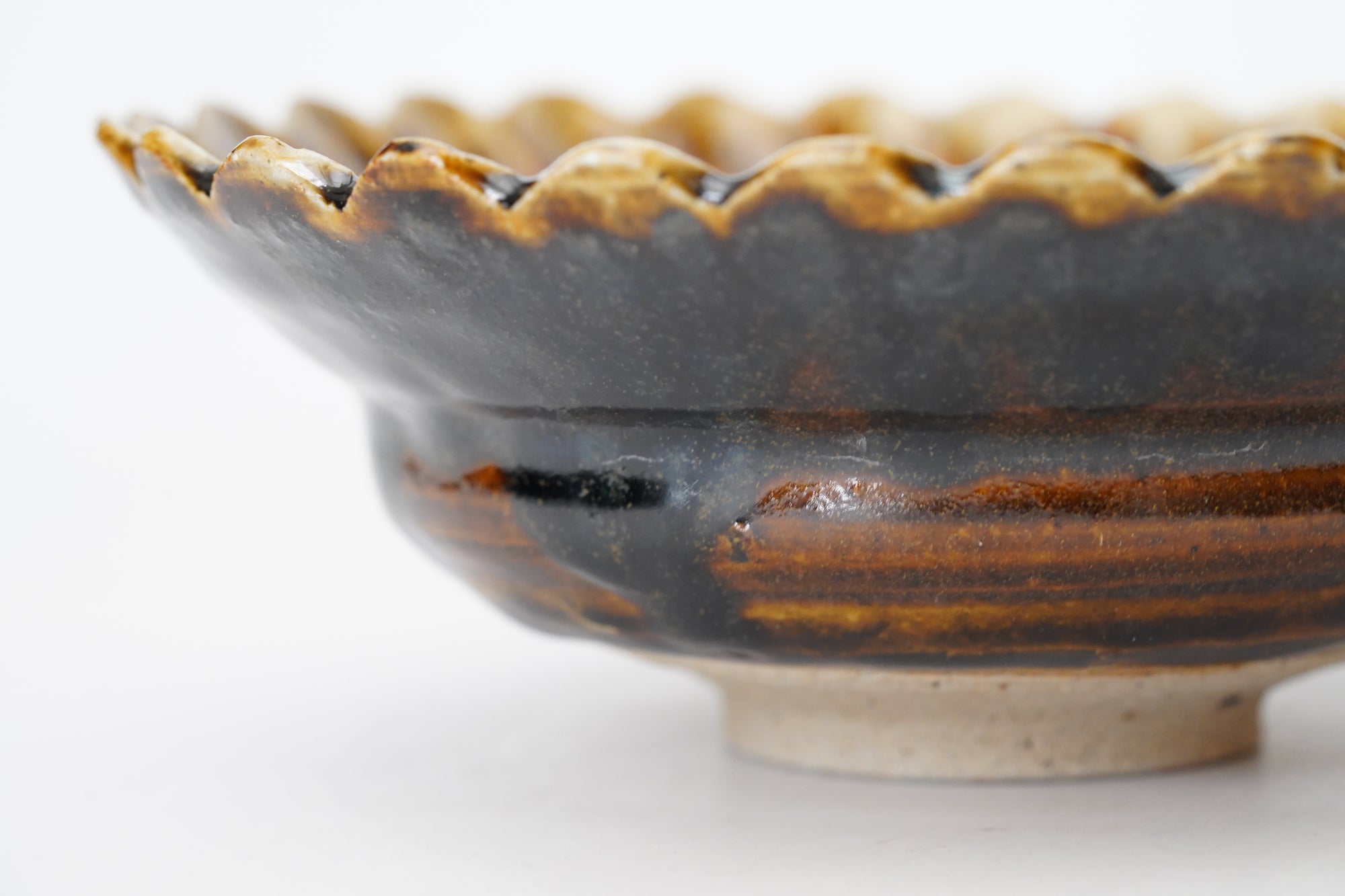 【Shuichi Okamoto】Ao-Karatsu squared small bowl
