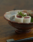 【鈴木都】鼠志野高坏向付