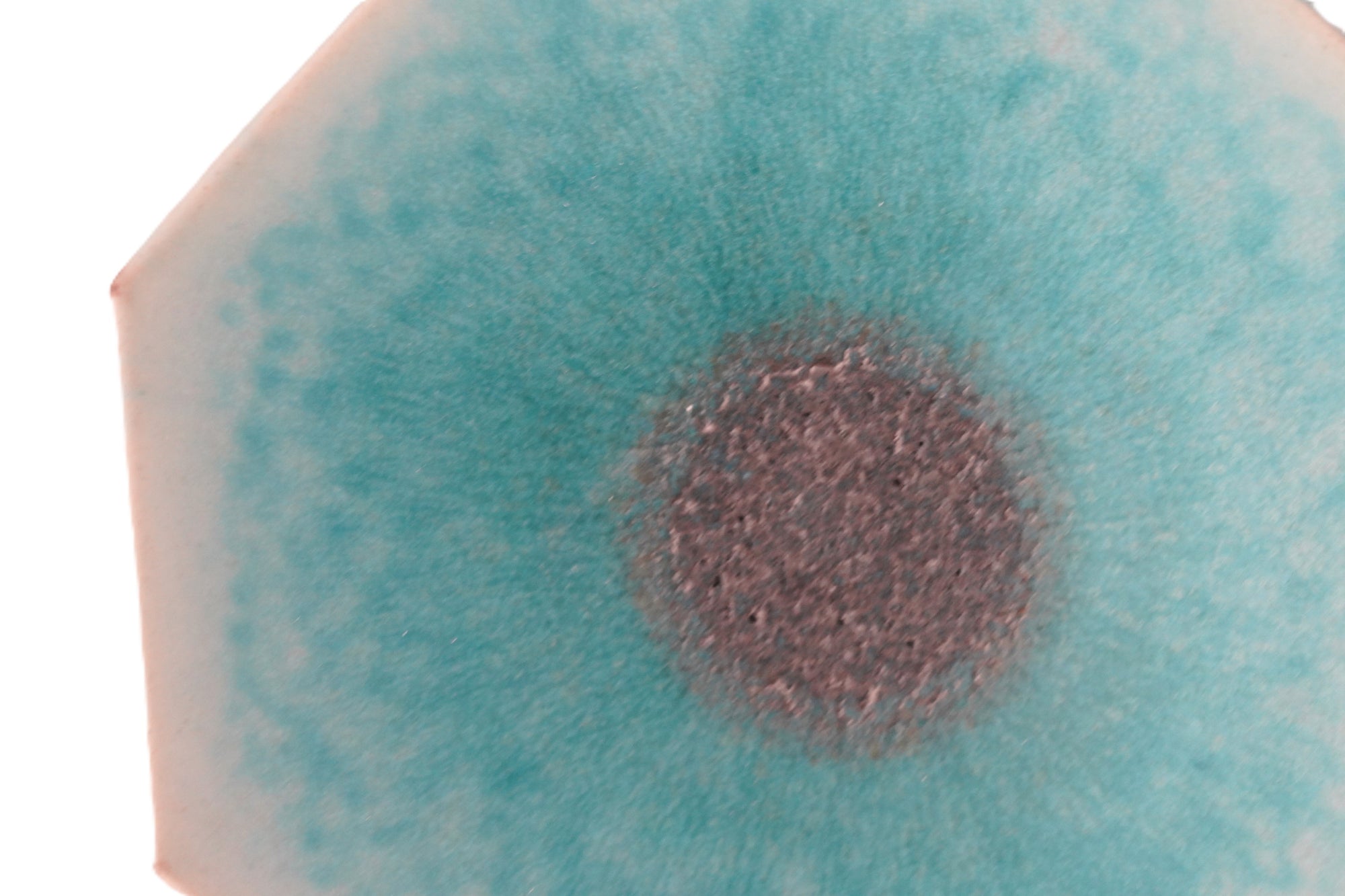 ターコイズ八角皿