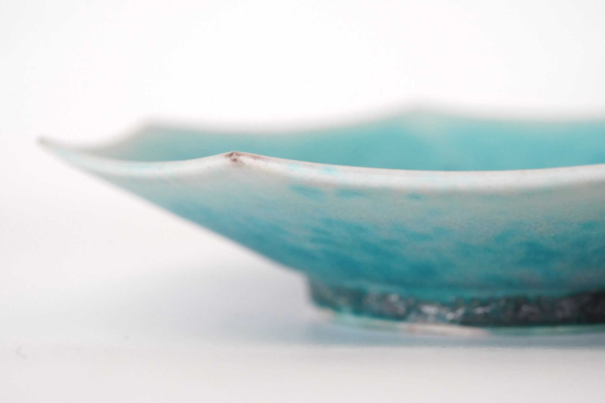 ターコイズ八角皿