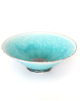 turquoise shallow bowl