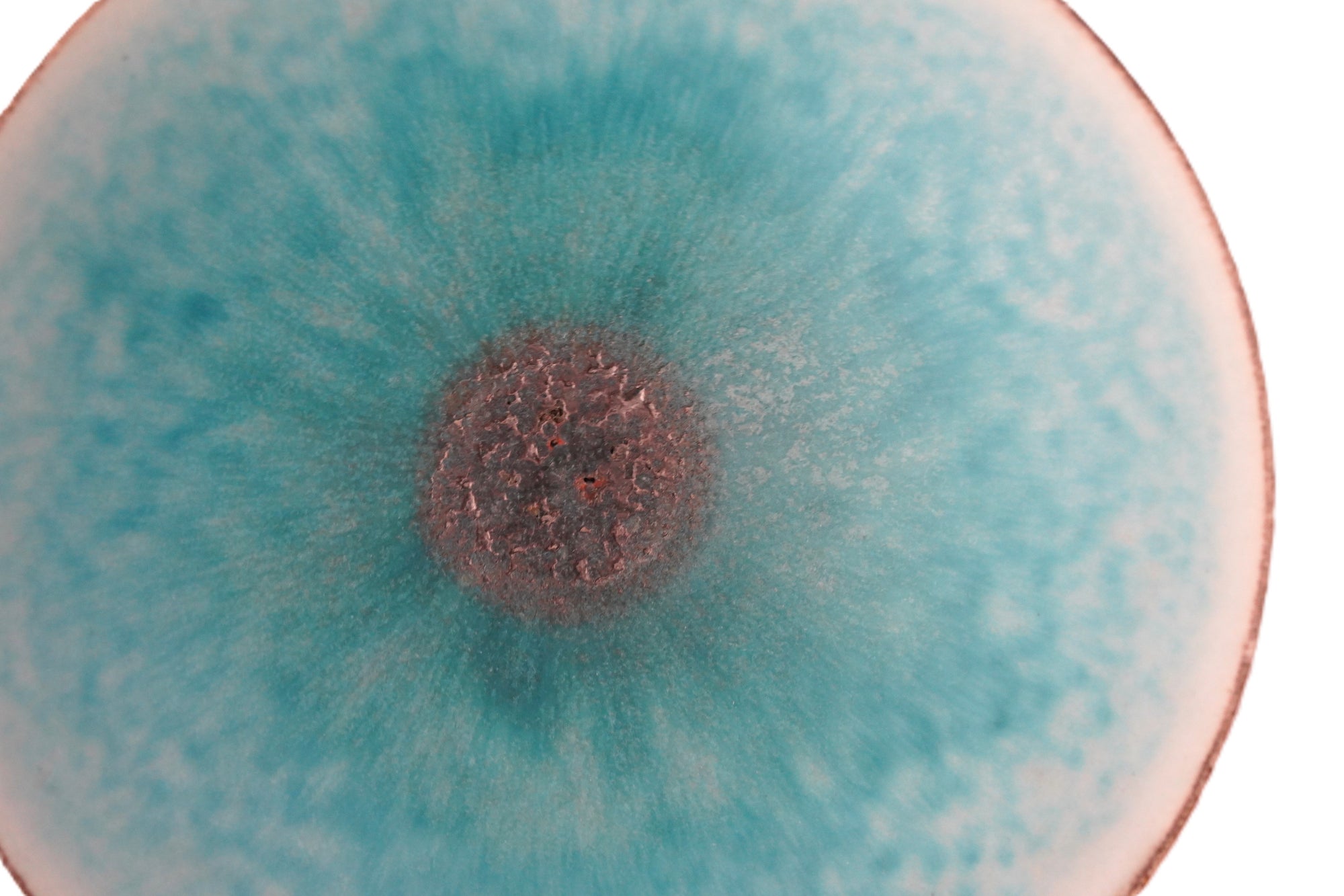 turquoise shallow bowl