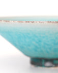 turquoise shallow bowl