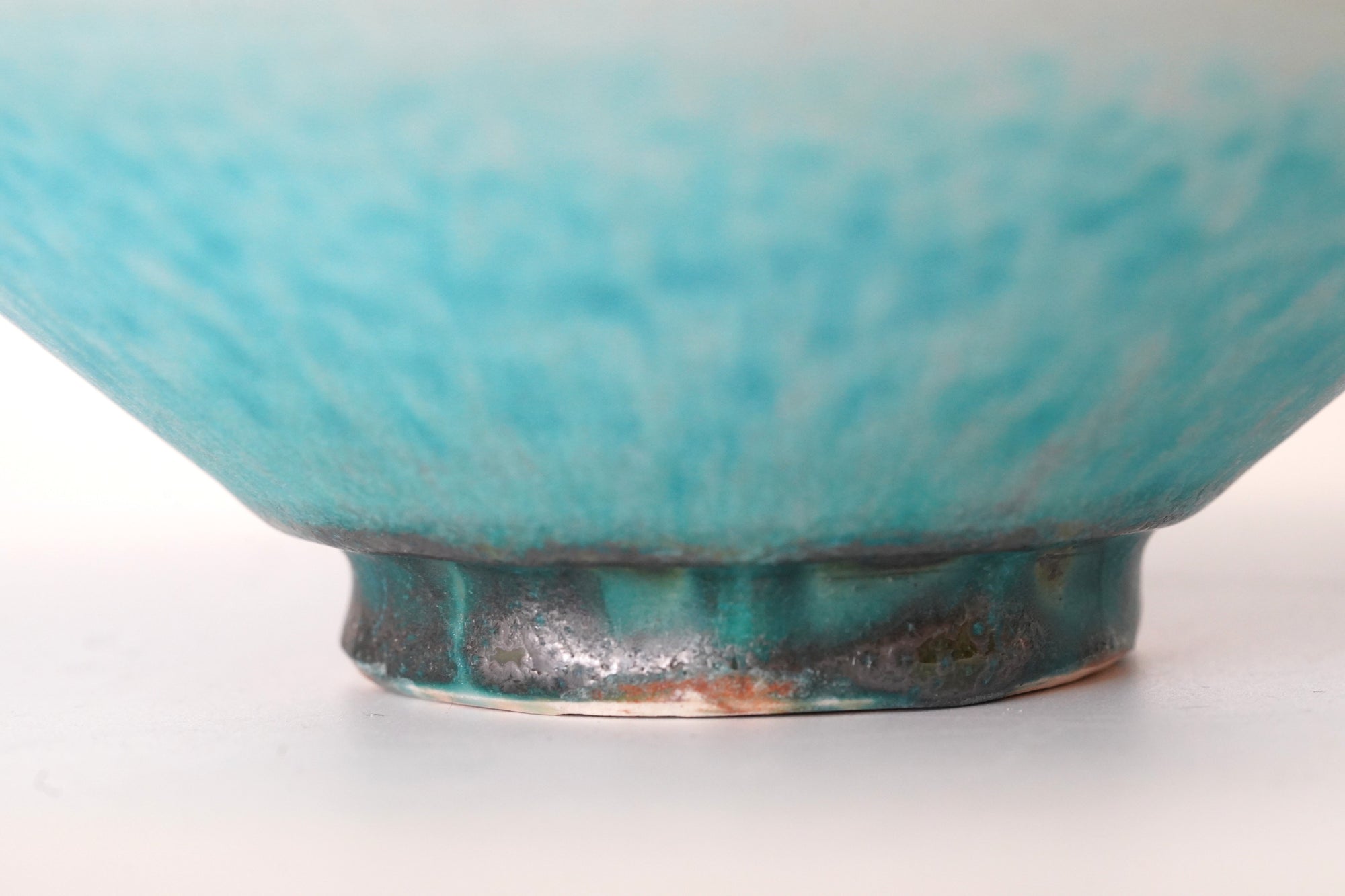 turquoise shallow bowl