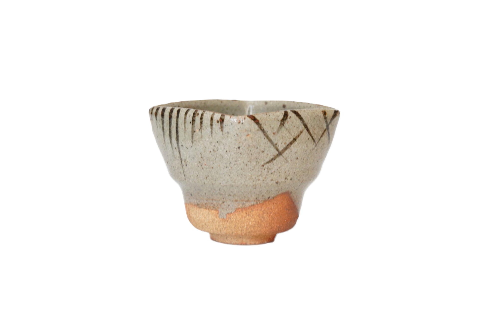 【冈本作礼】绘唐津四方小碟