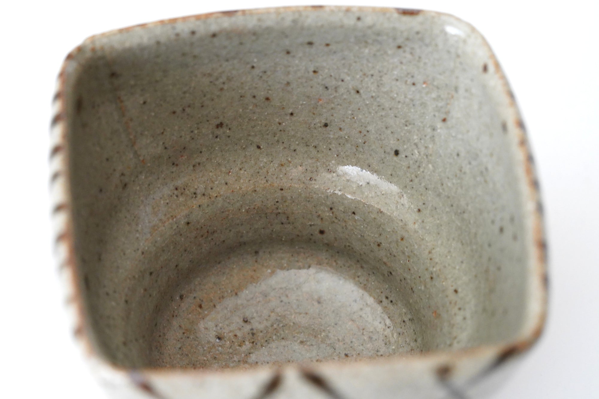 【冈本作礼】绘唐津四方小碟