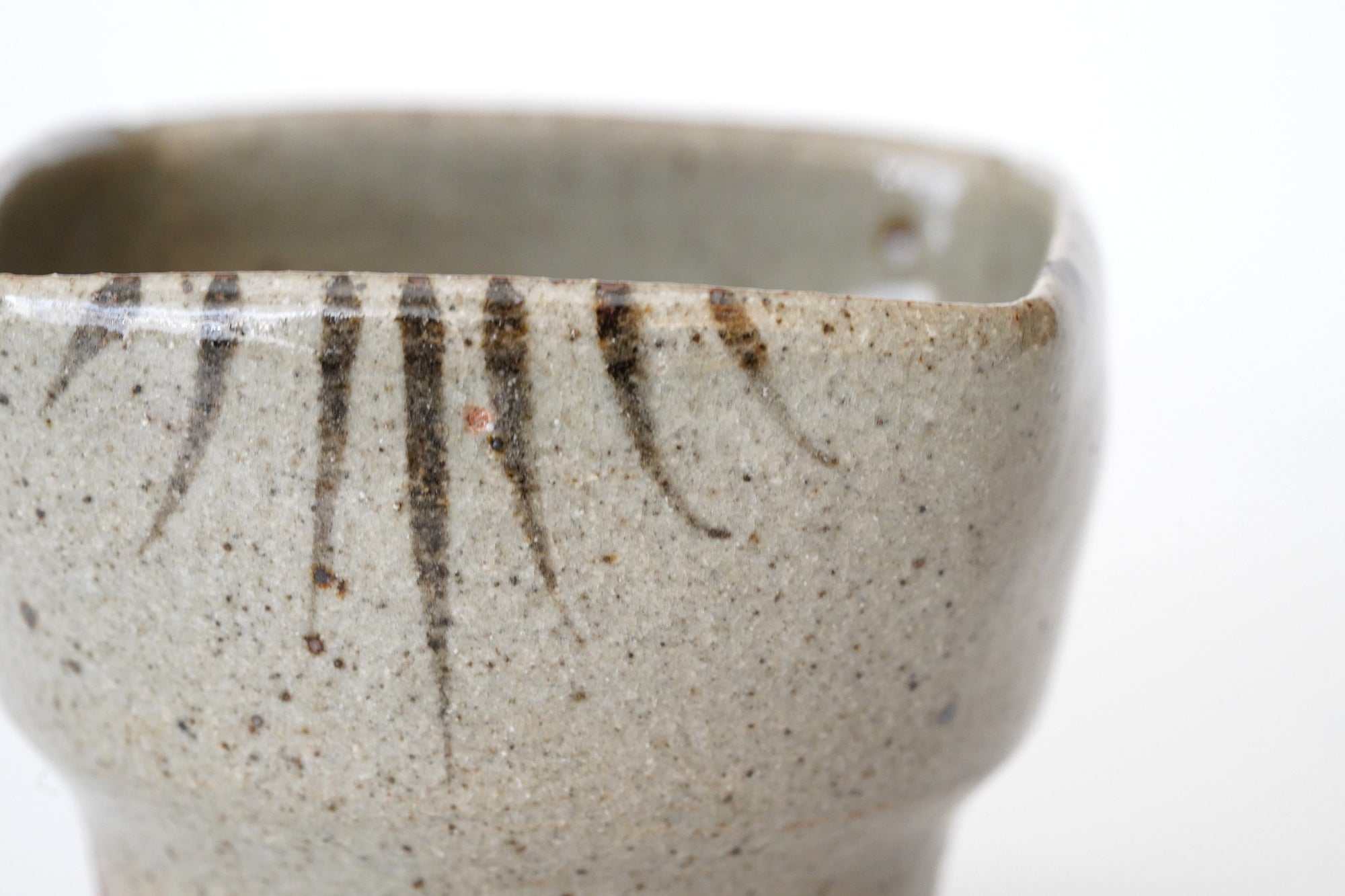 【冈本作礼】绘唐津四方小碟