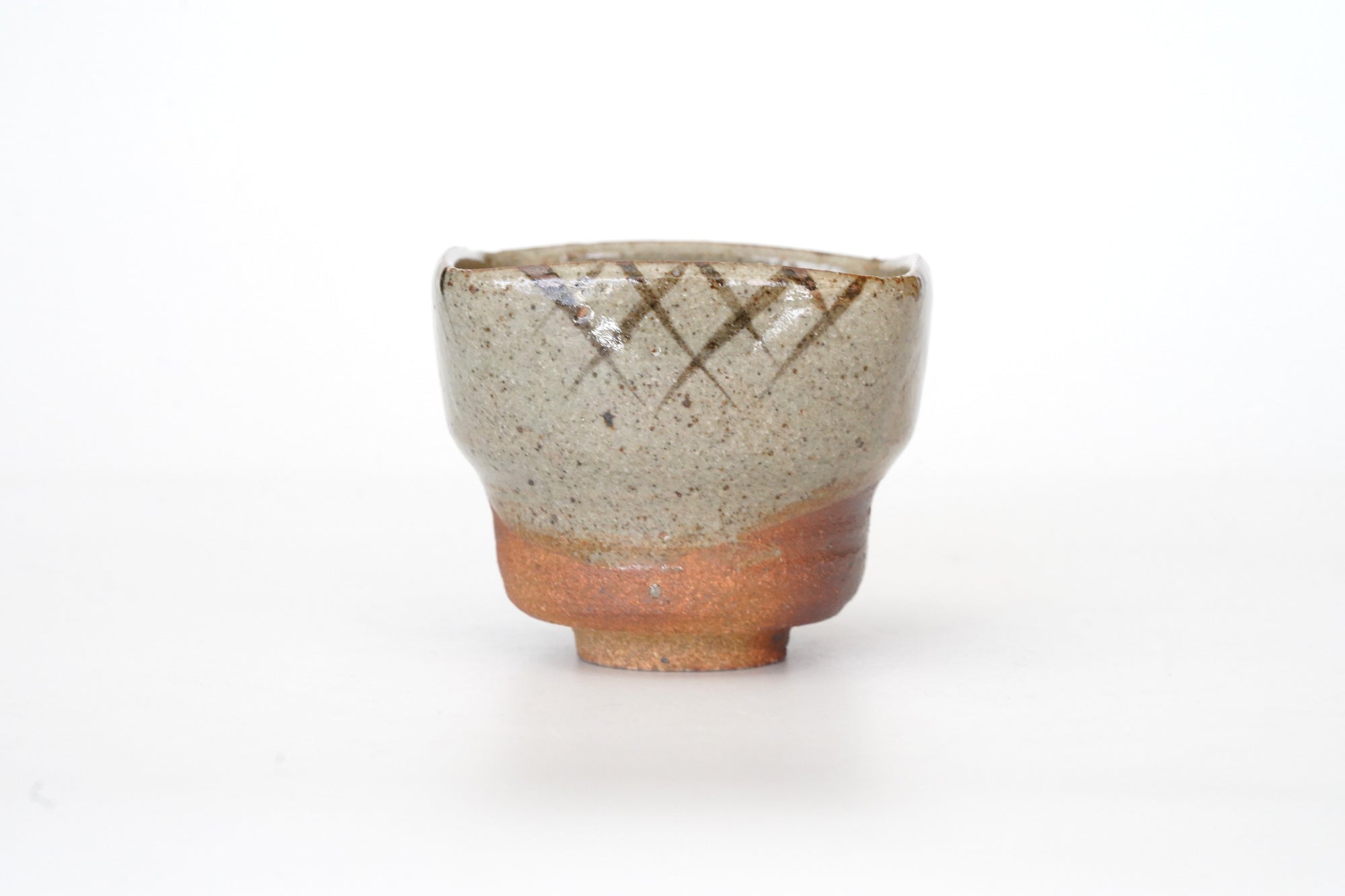 【冈本作礼】绘唐津四方小碟