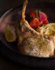 【渋谷英一】地ノ器切立鉢（大）　朱