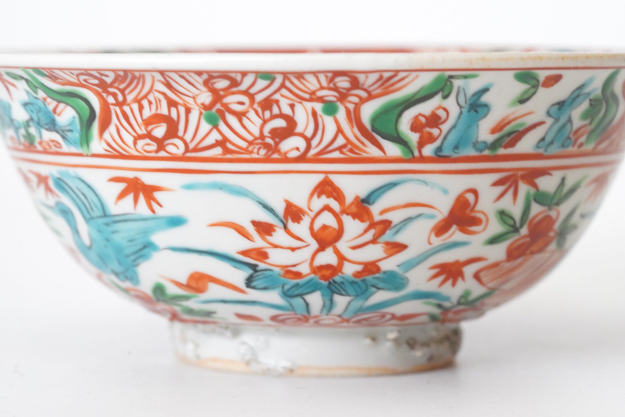 【廣野俊彦】古赤絵花鳥向付