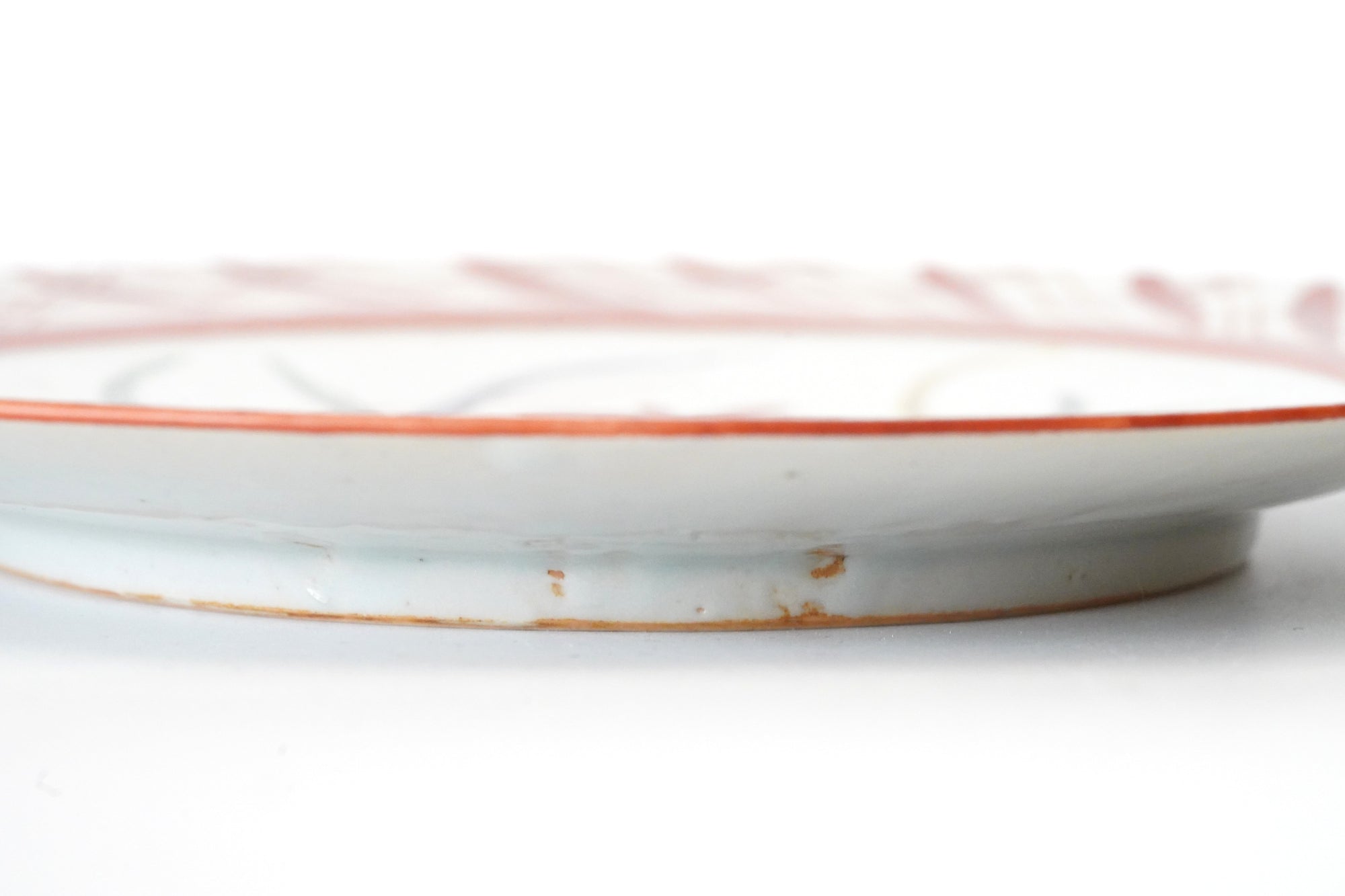 [广野俊彦] 红色虹膜格子图案盘子