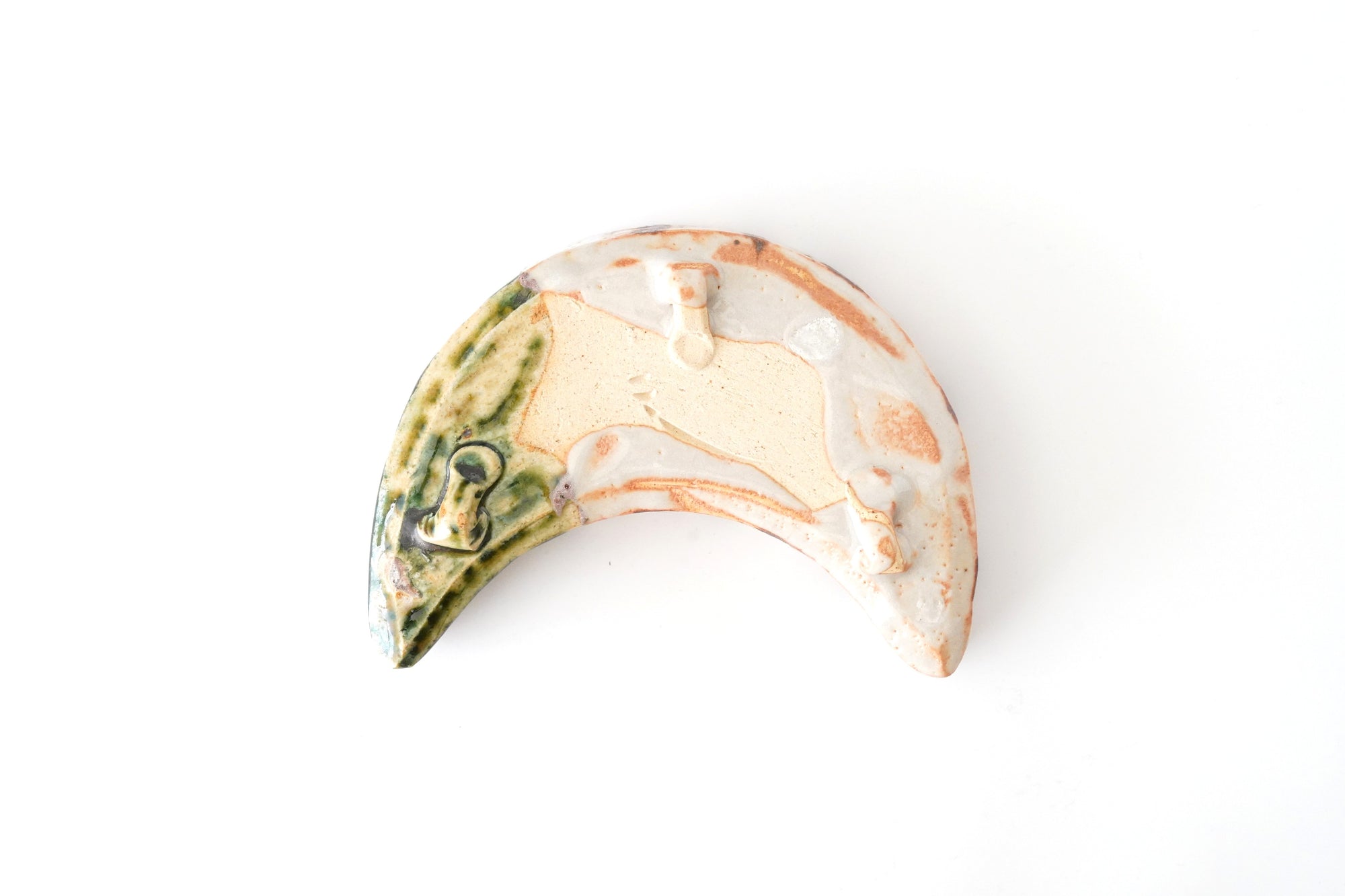 【永江港史】織部月形向付