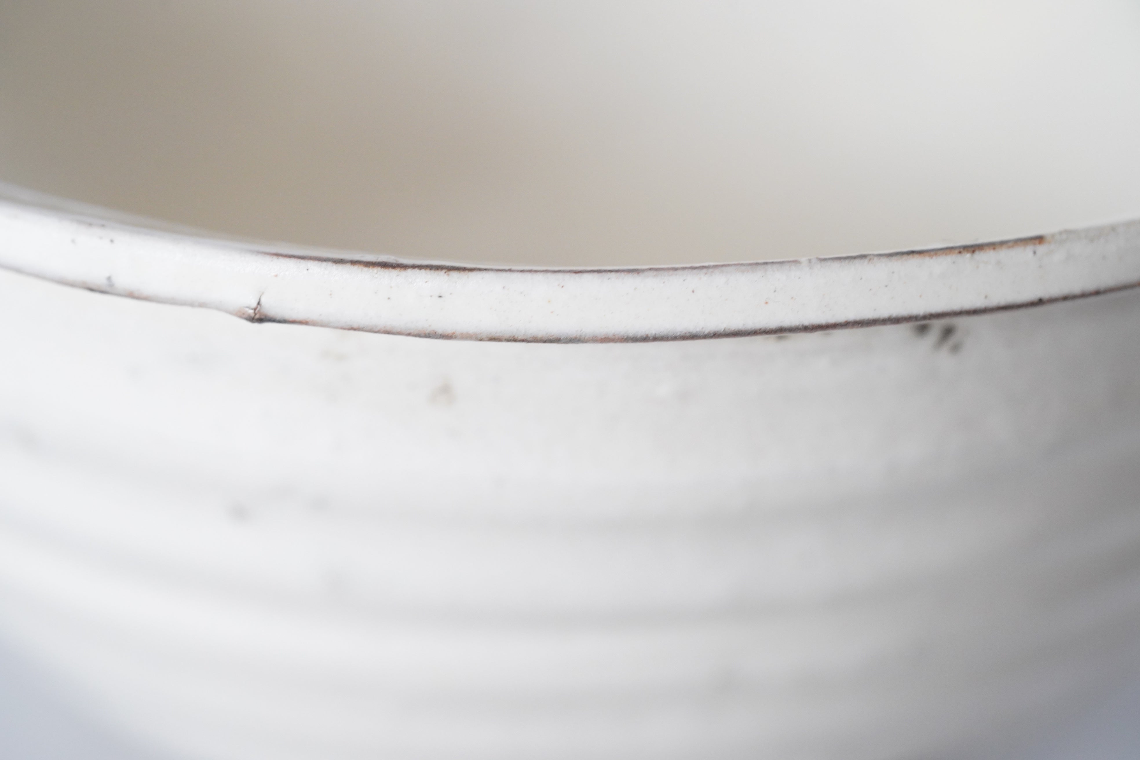 辻村 塊】粉引鉢 大・深 – うつわ御結