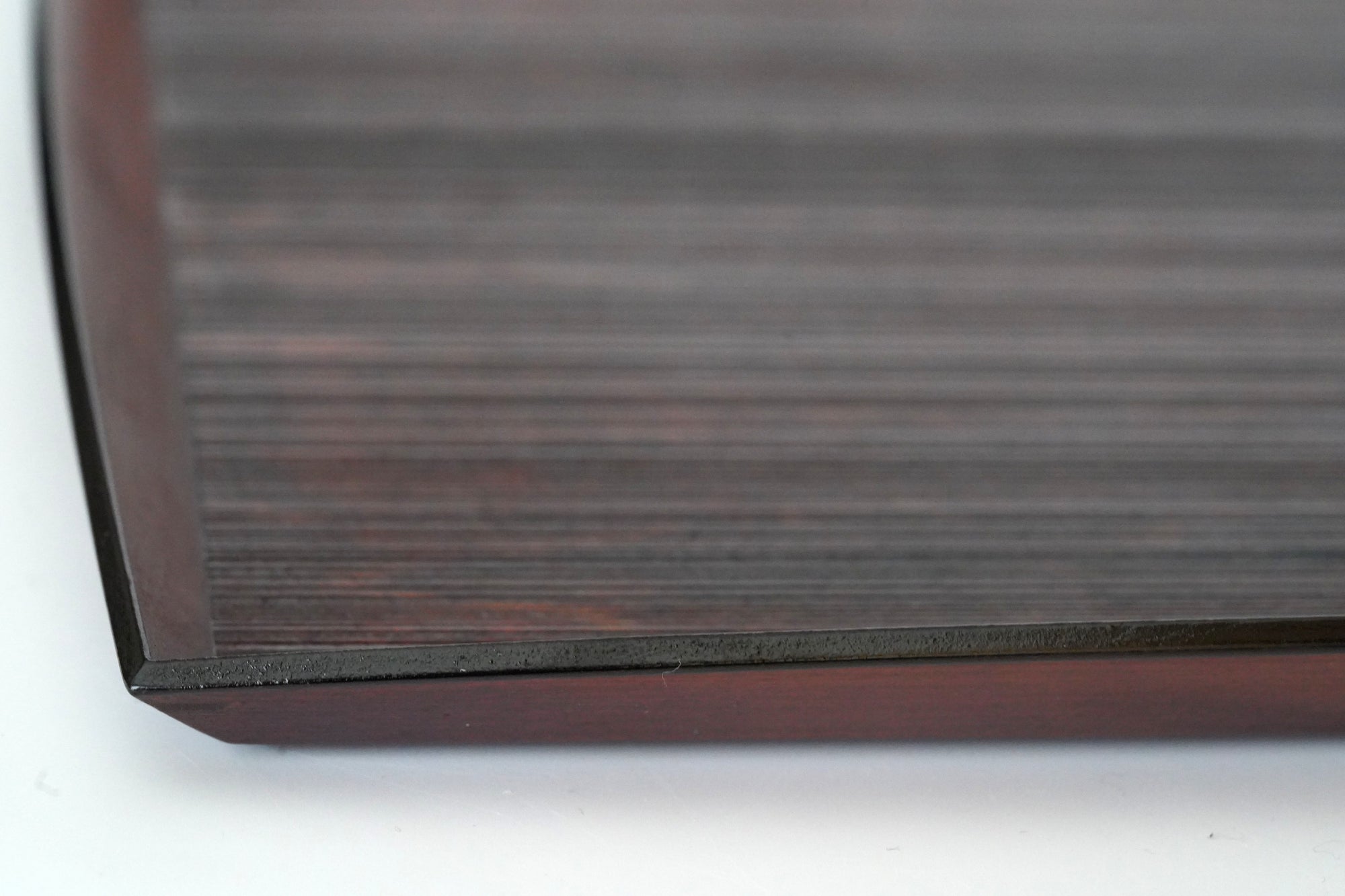 拭漆天黒千筋くし型会席膳