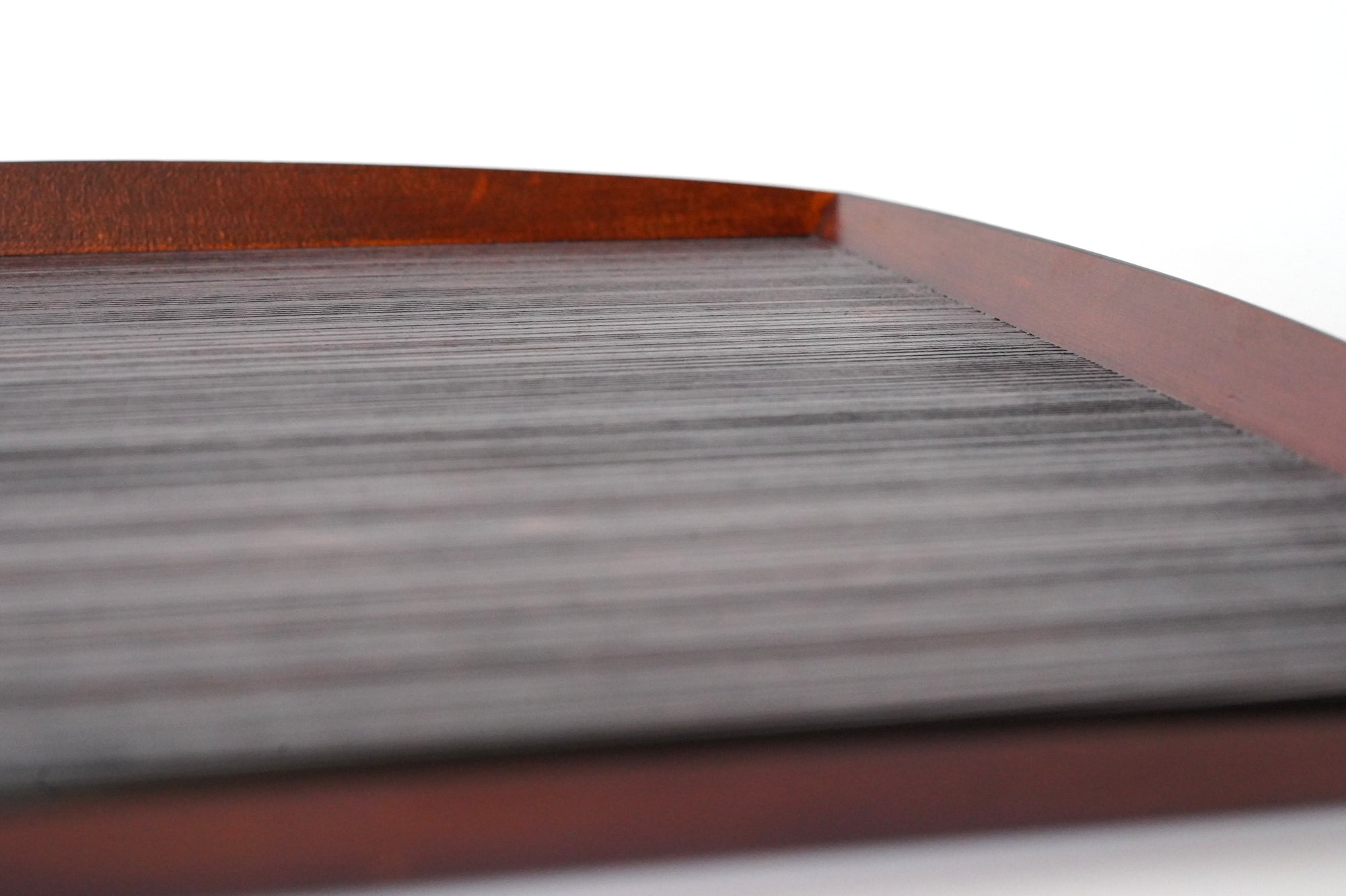 拭漆天黒千筋くし型会席膳