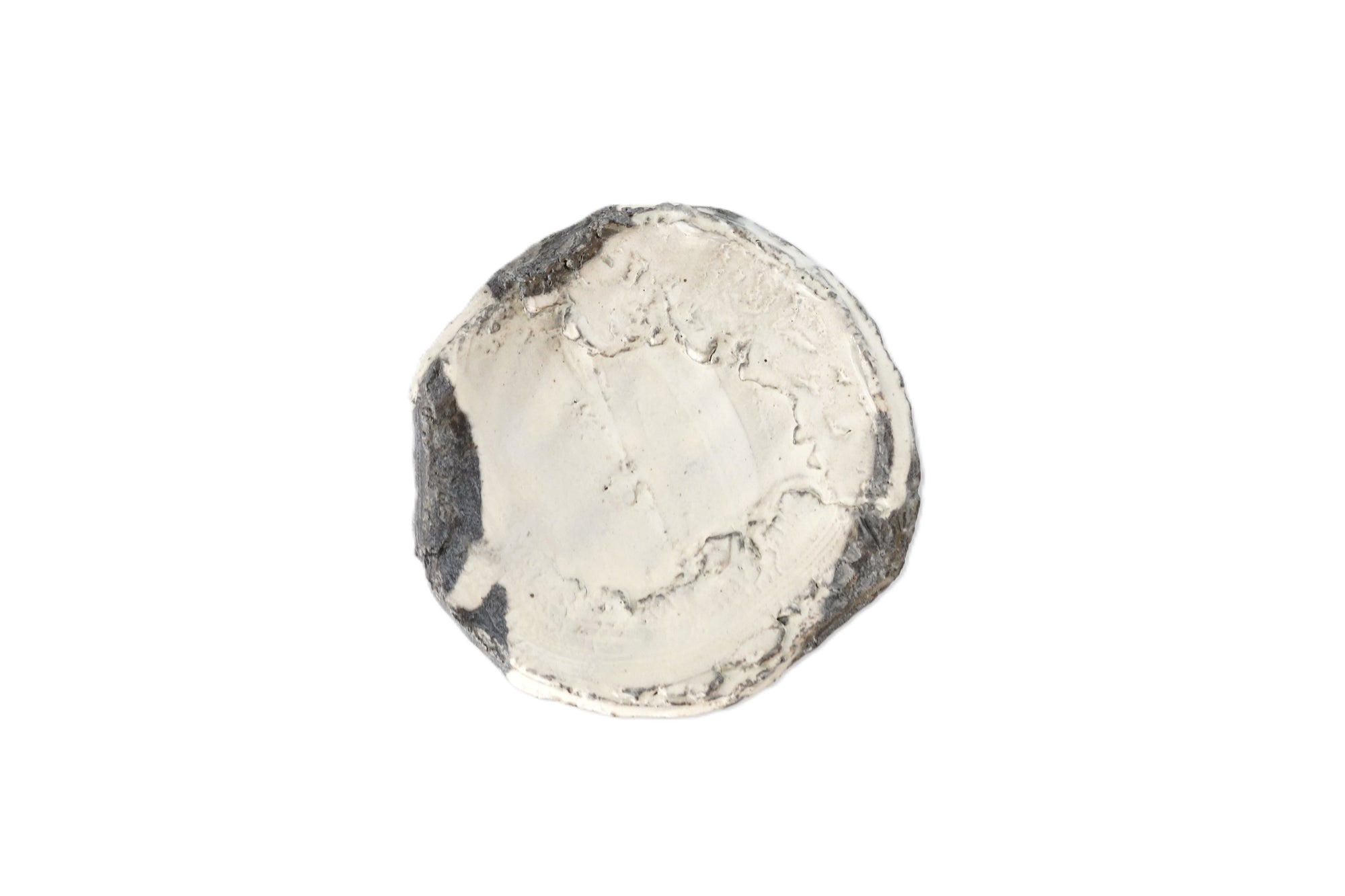 【川淵明日香】白泥流し五寸陶板皿