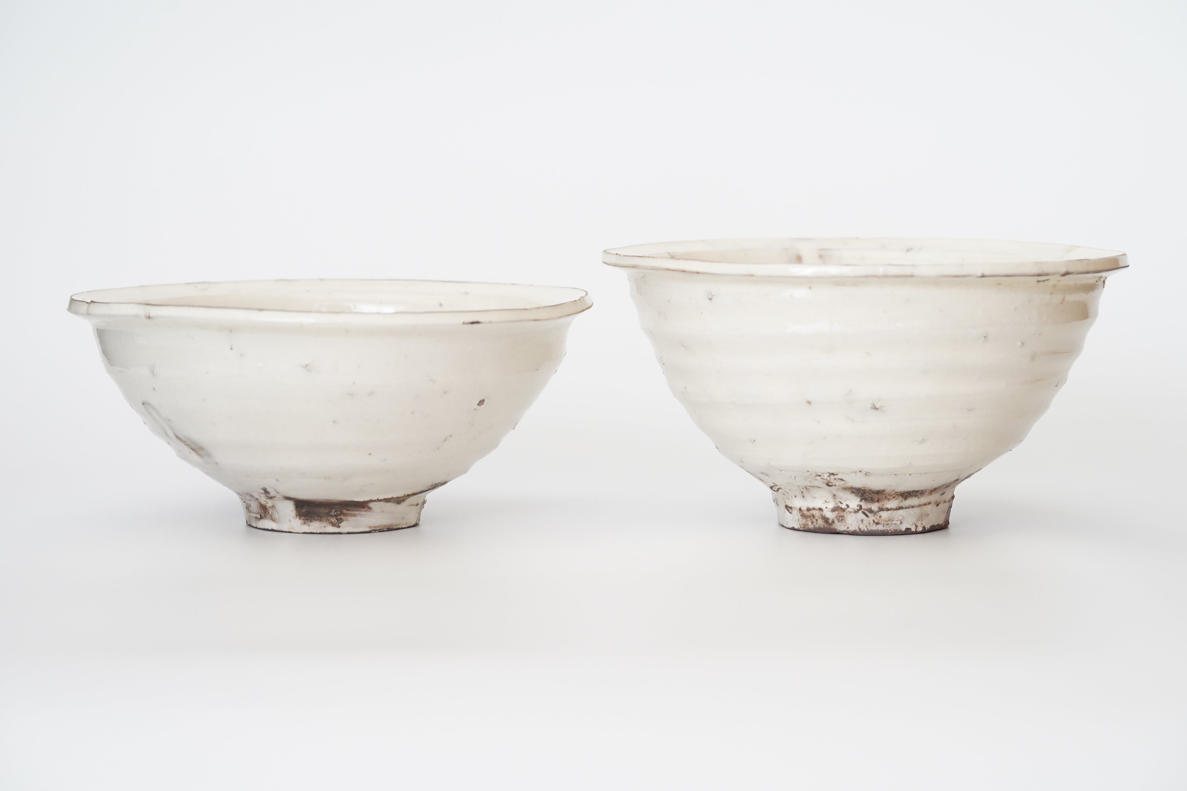 【辻村 塊】粉引鉢　大3枚 辻村 塊】粉引鉢 大・深 – うつわ御結