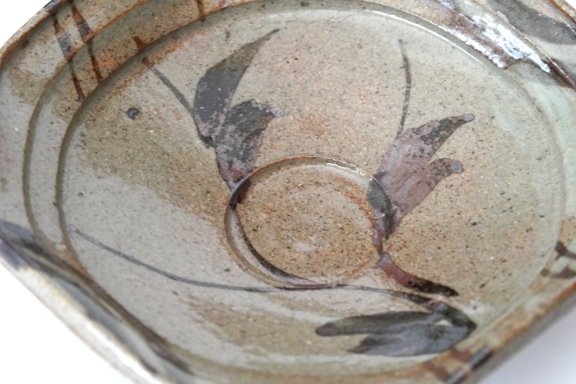 【冈本作礼】绘唐津四方小碟