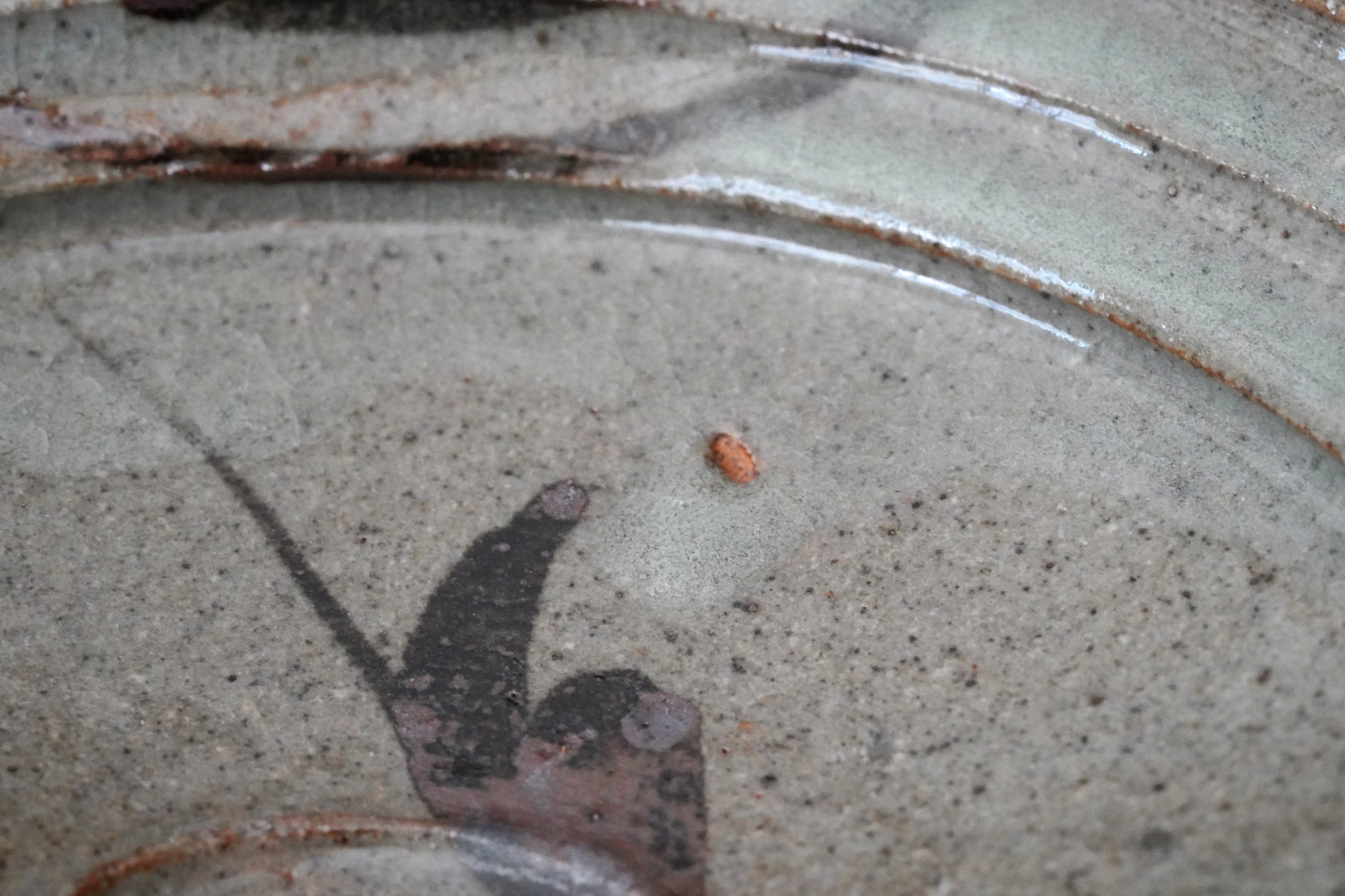 【冈本作礼】绘唐津四方小碟