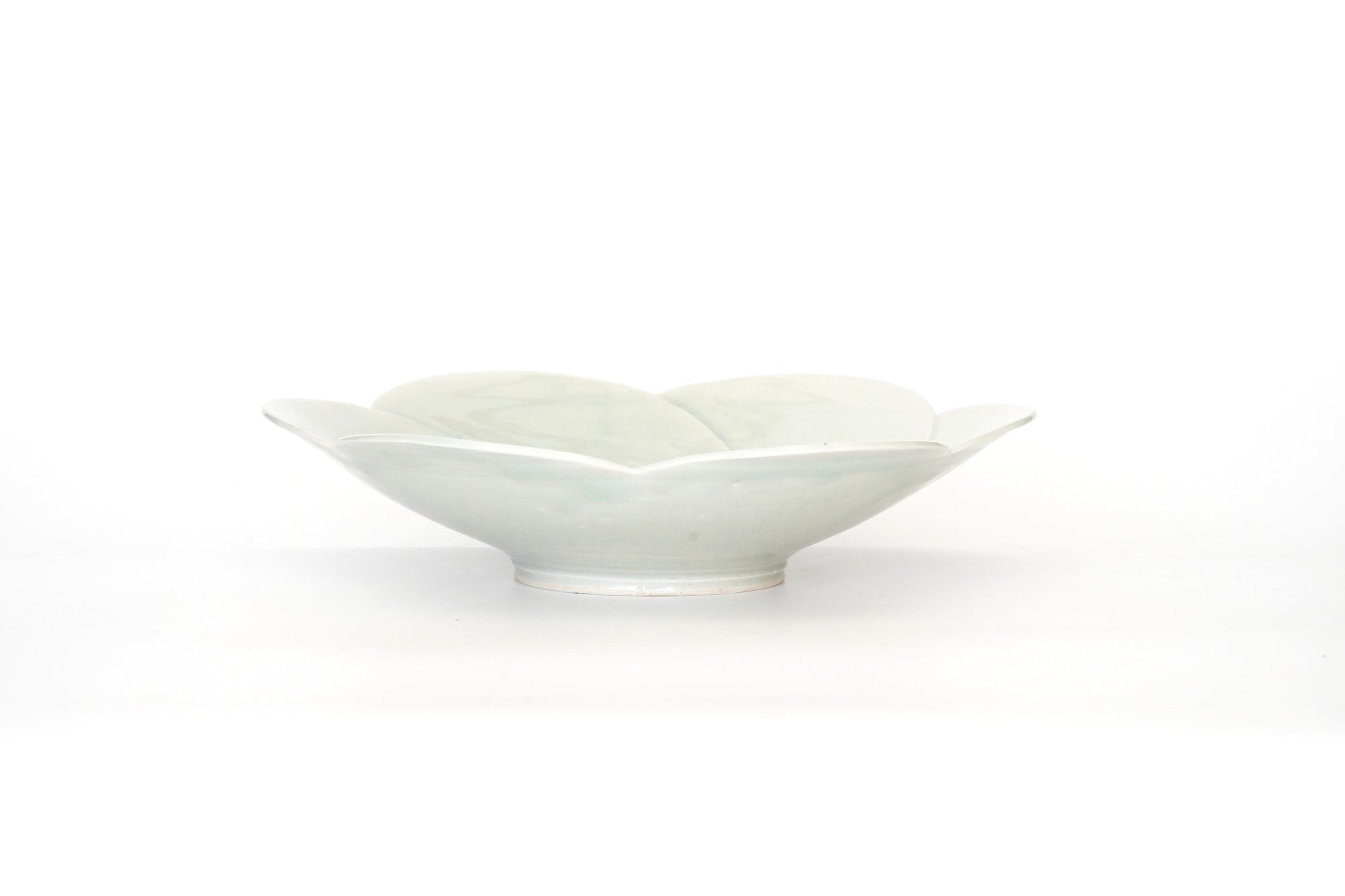 【Shuichi Okamoto】Ao-Karatsu flowered patterned big bowl