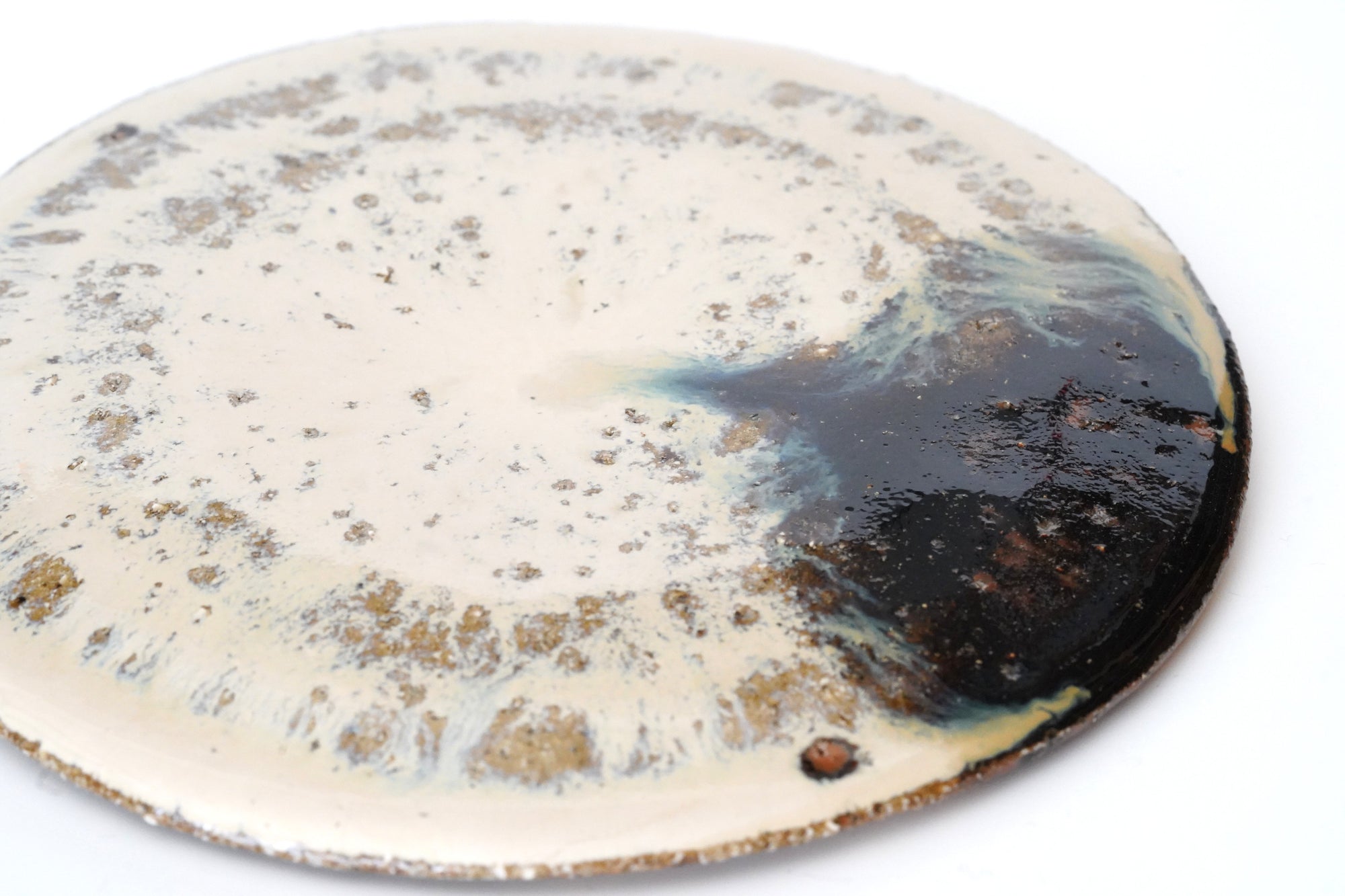 【藤ノ木陽太郎】朝鮮唐津丸陶板