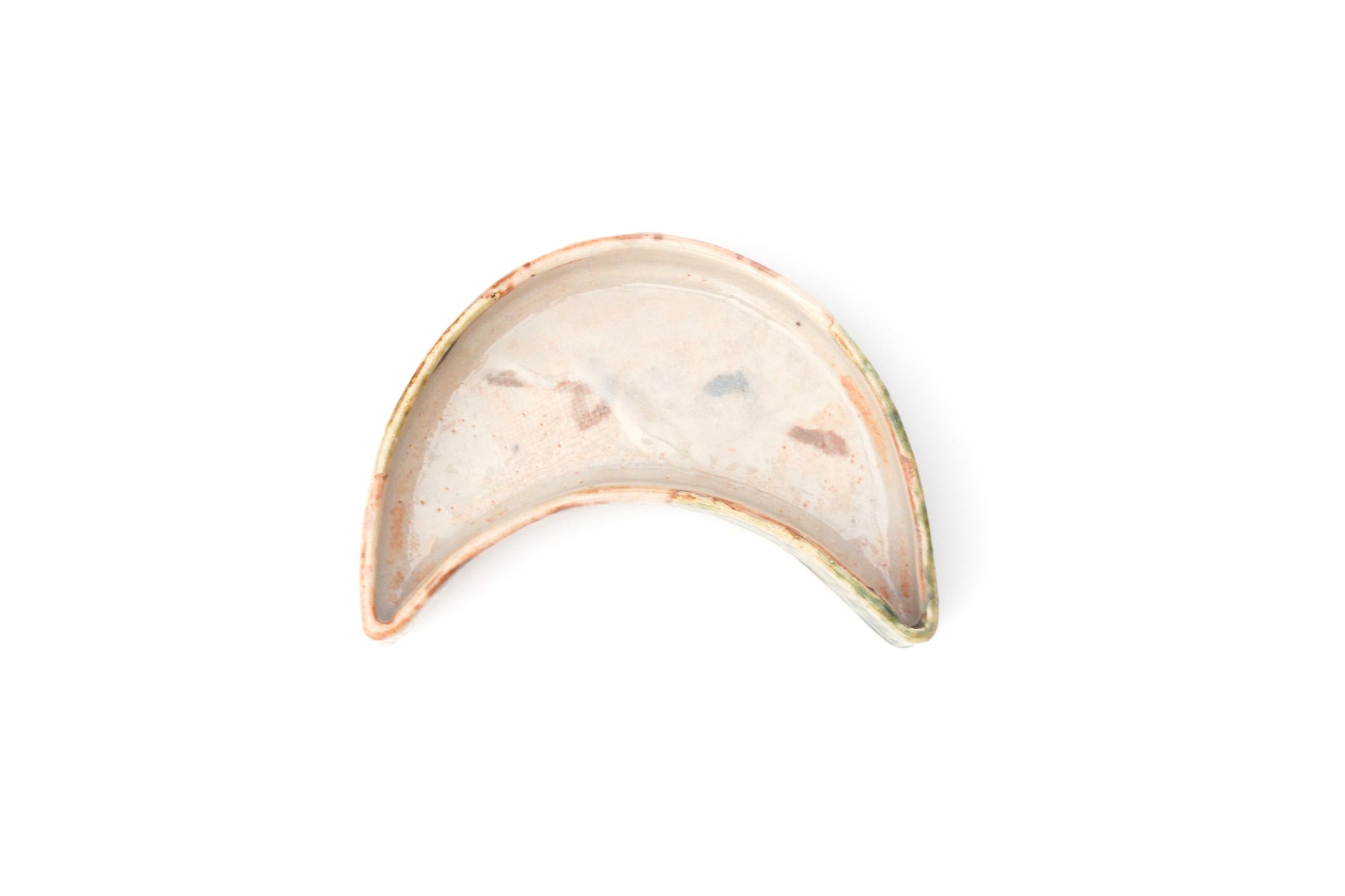 【永江港史】織部月形向付